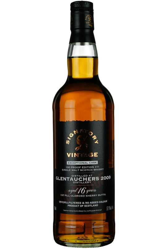 Glentauchers 2009-2025 | 16 Year Old Signatory Vintage Exceptional Cask 100 Proof Edition 11