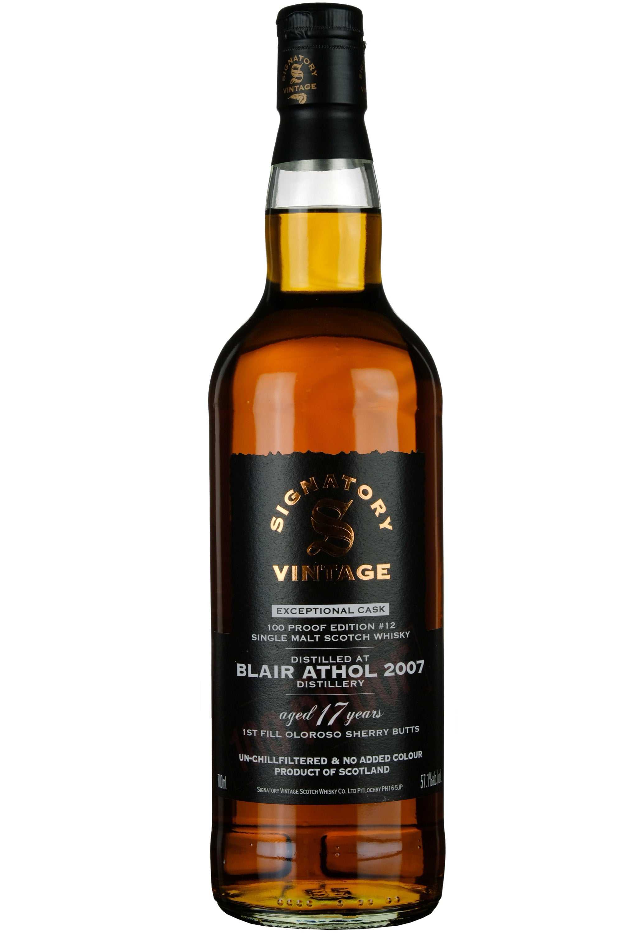 Blair Athol 2007-2025 | 17 Year Old Signatory Vintage Exceptional Cask 100 Proof Edition 12