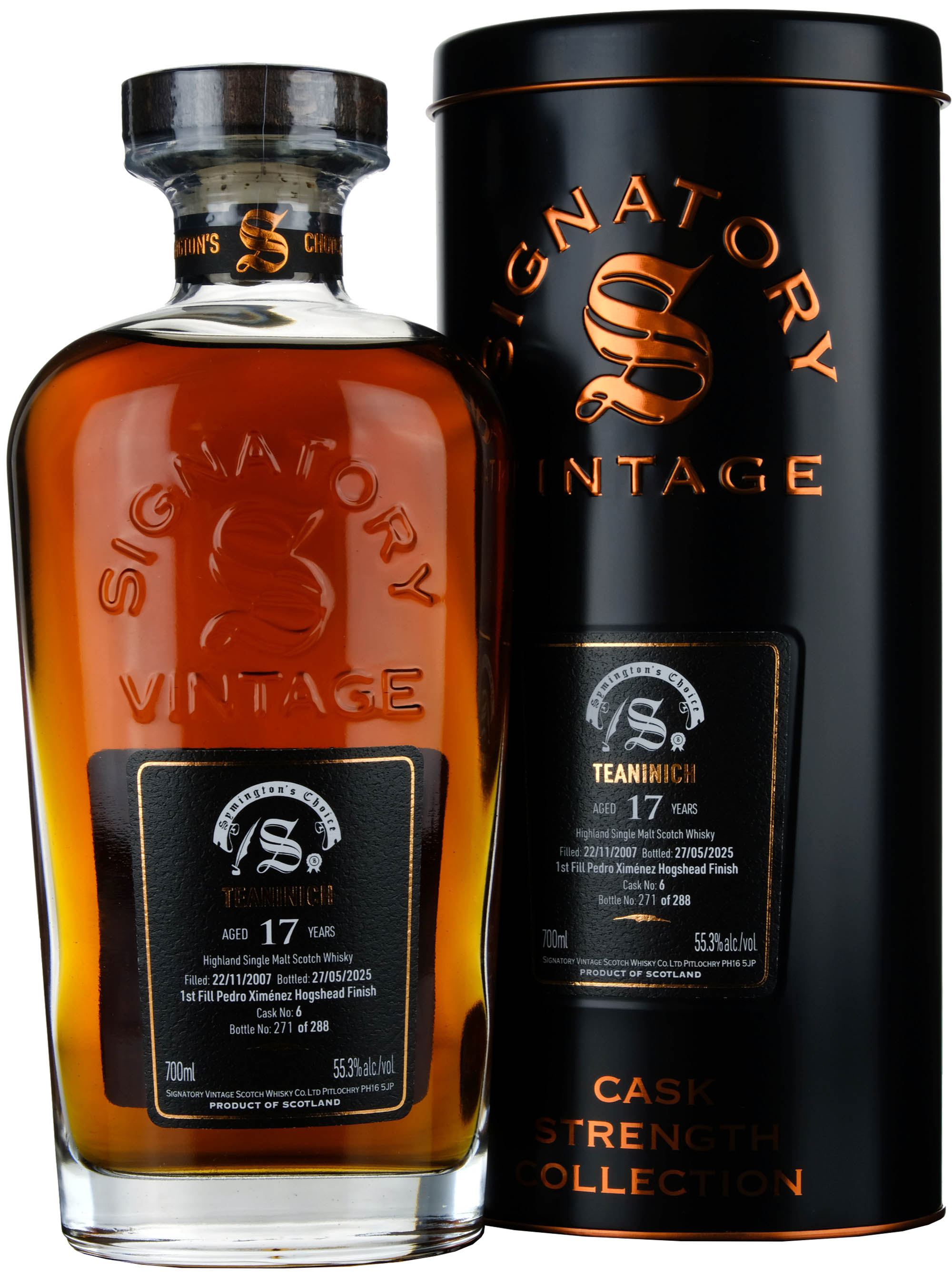 Teaninich 2007-2025 | 17 Year Old Signatory Vintage Symington's Choice Single Cask 6