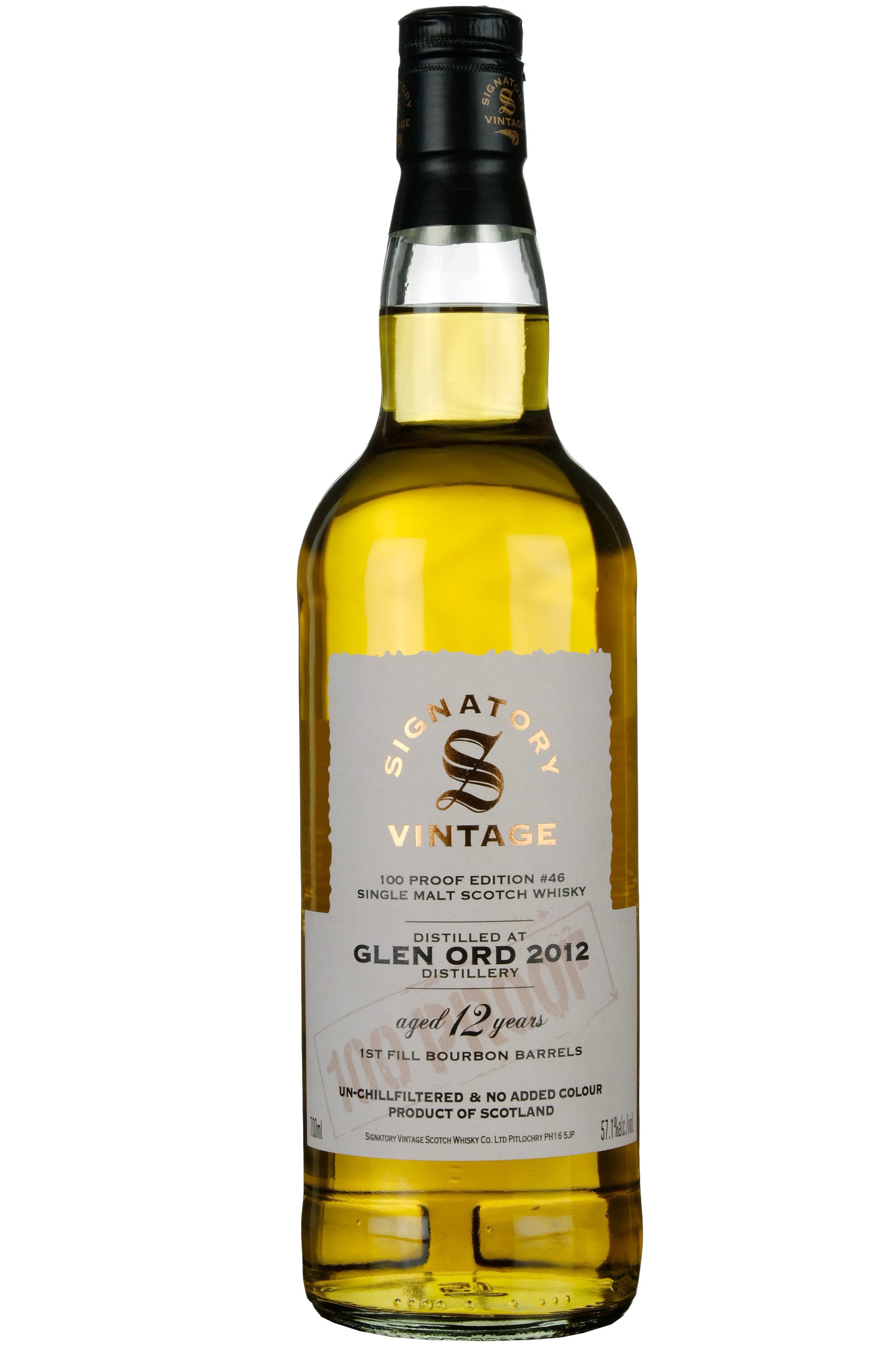 Glen Ord 2012-2025 | 12 Year Old Signatory Vintage 100 Proof Edition 46