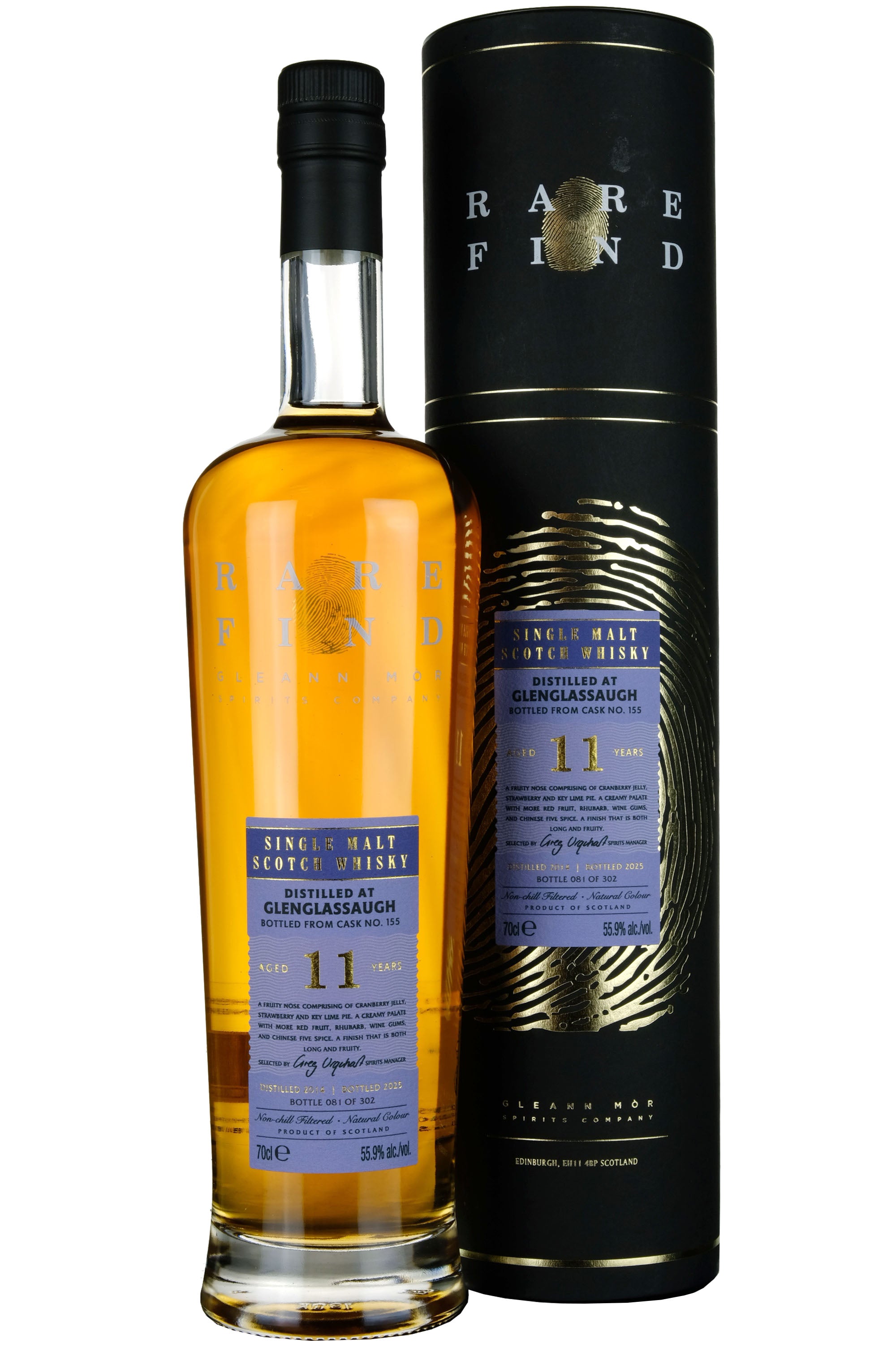 Glenglassaugh 2014-2025 | 11 Year Old Gleann Mor Rare Find Single Cask 155