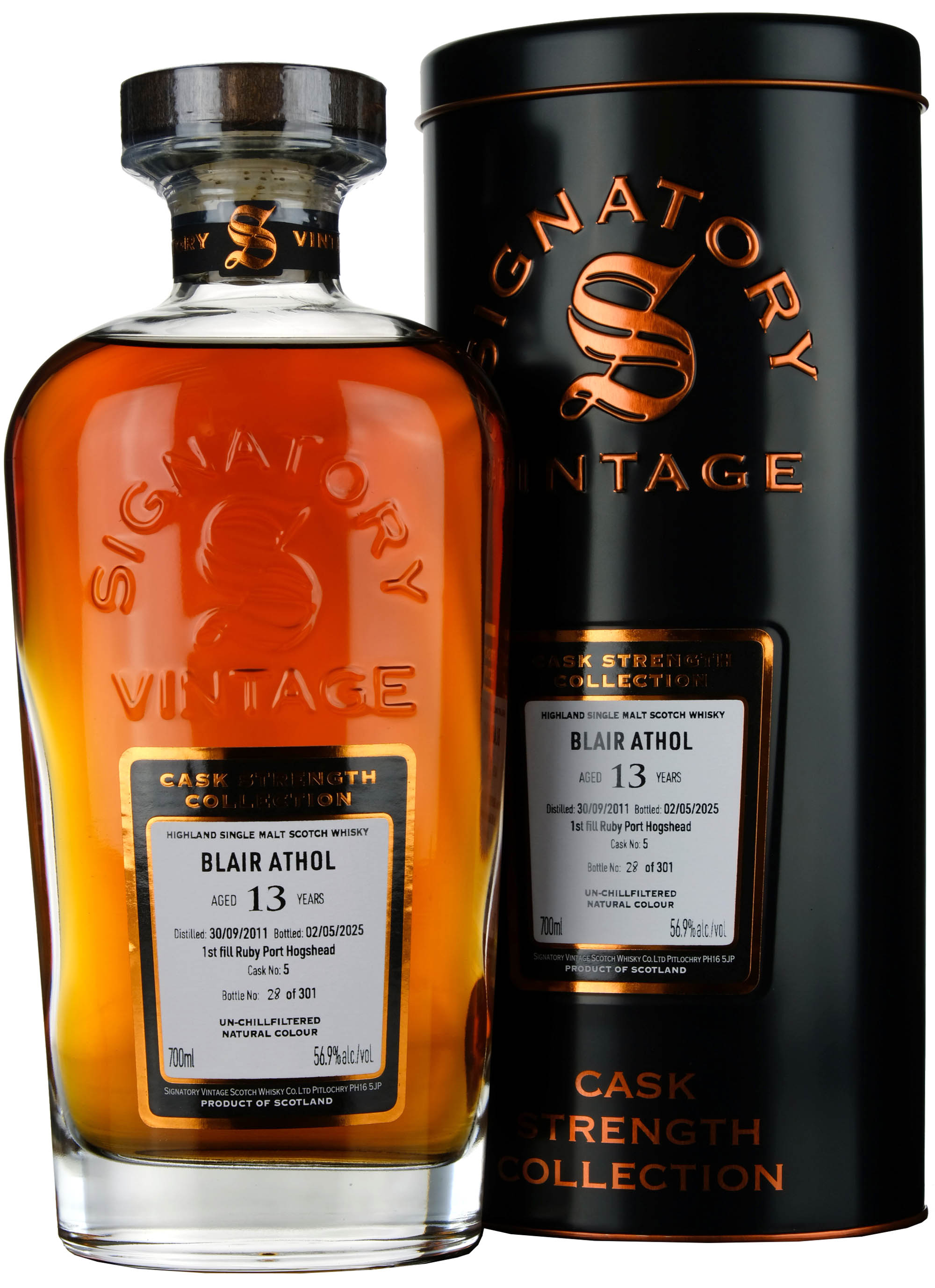 Blair Athol 2011-2025 | 13 Year Old Signatory Vintage Cask Strength Collection Single Cask 5