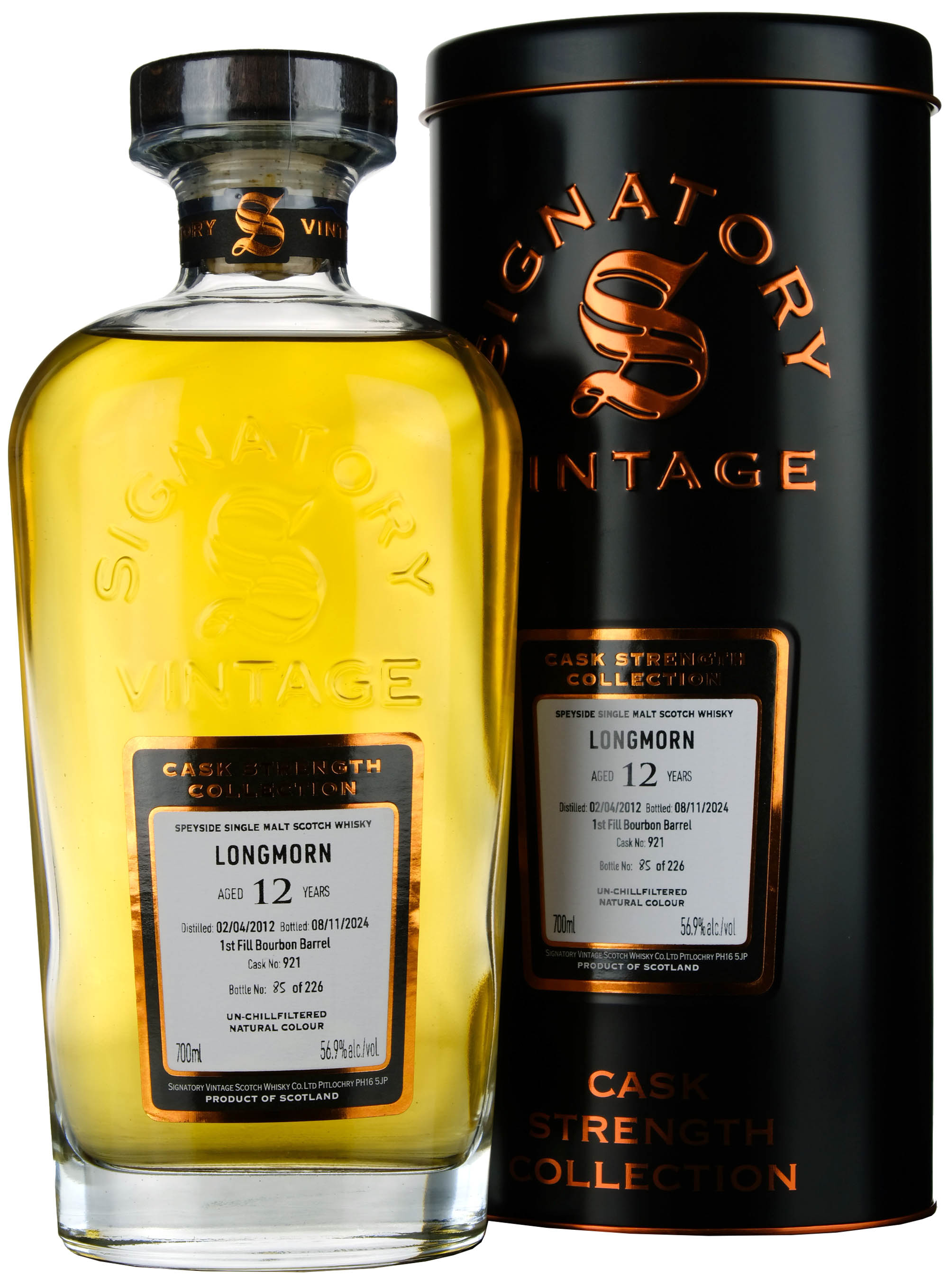 Longmorn 2012-2024 | 12 Year Old Signatory Vintage Cask Strength Collection Single Cask 921