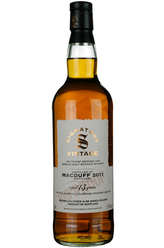 Macduff 2011-2025 | 13 Year Old Signatory Vintage 100 Proof Edition 55