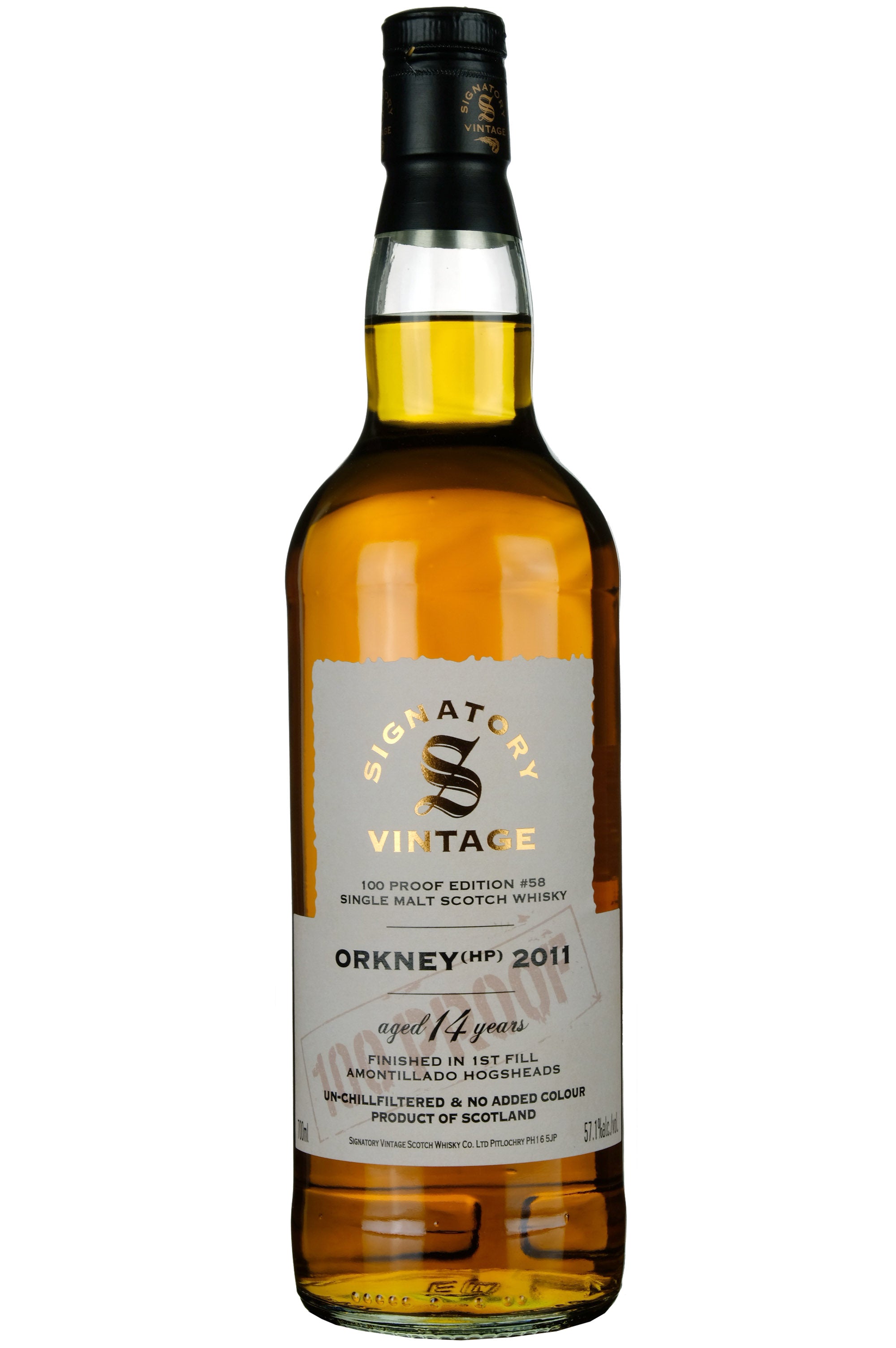 Orkney (HP) 2011-2025 | 14 Year Old Signatory Vintage 100 Proof Edition 58