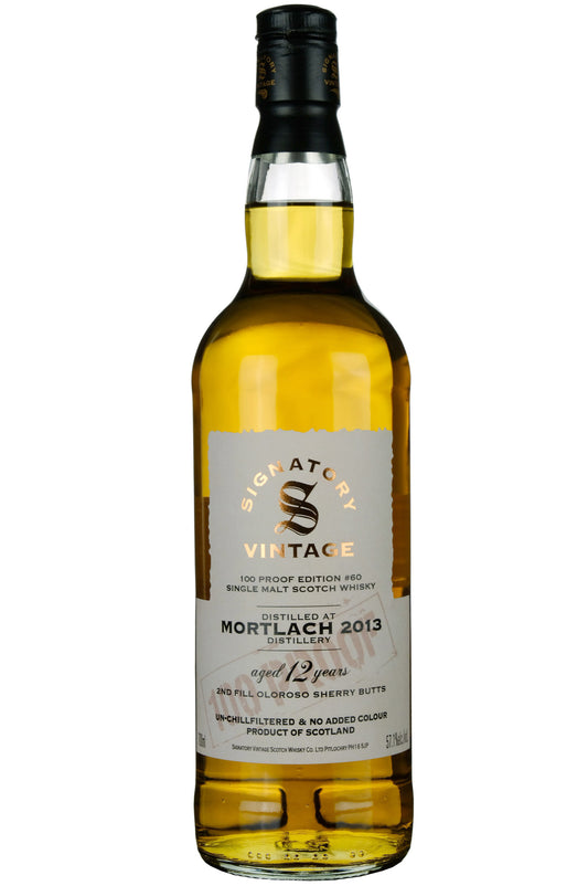 Mortlach 2013-2025 | 12 Year Old Signatory Vintage 100 Proof Edition 60