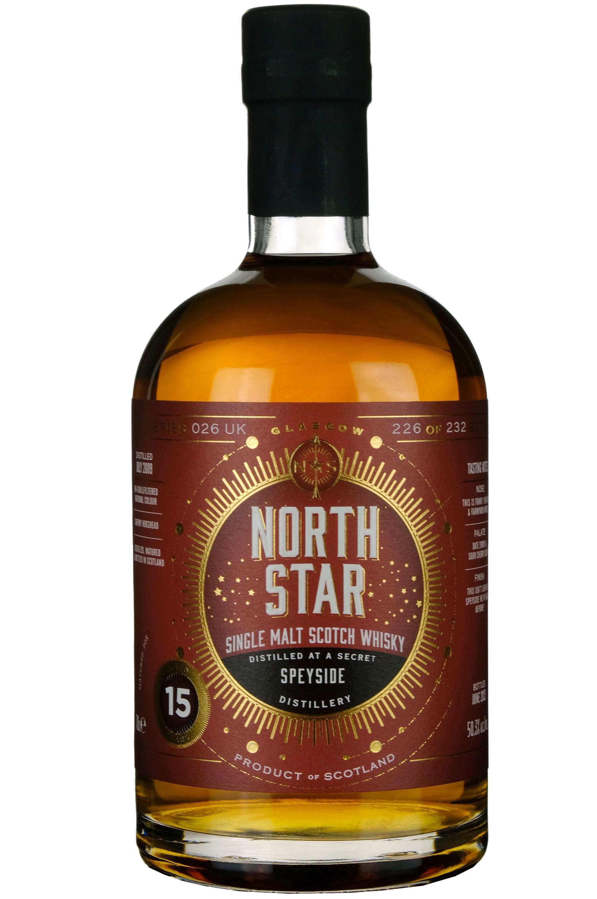 Secret Speyside (Benrinnes) 2009-2025 | 15 Year Old North Star Spirits Series 26