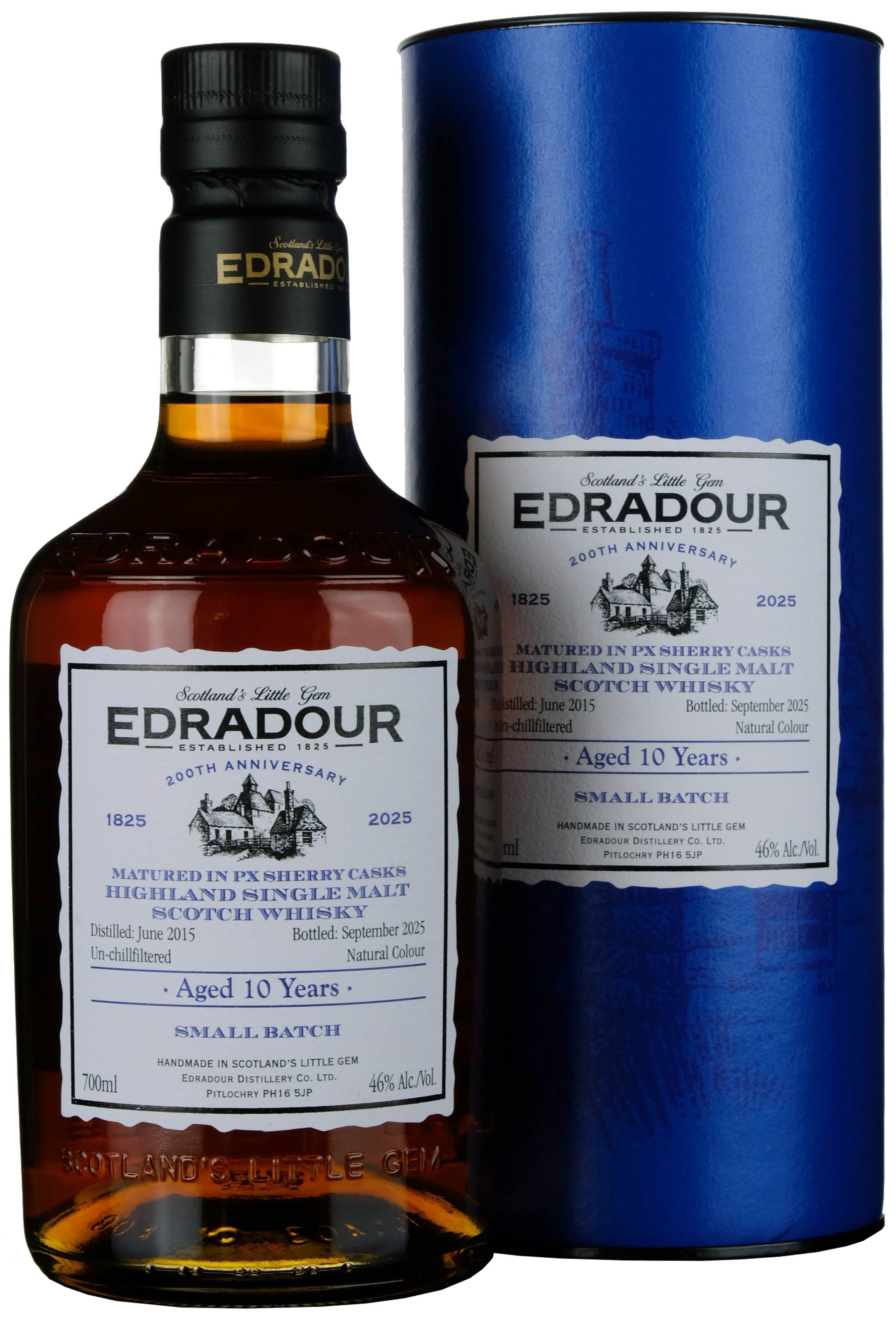 Edradour 2015 | 10 Year Old 200th Anniversary 1825-2025 Small Batch PX Sherry Casks