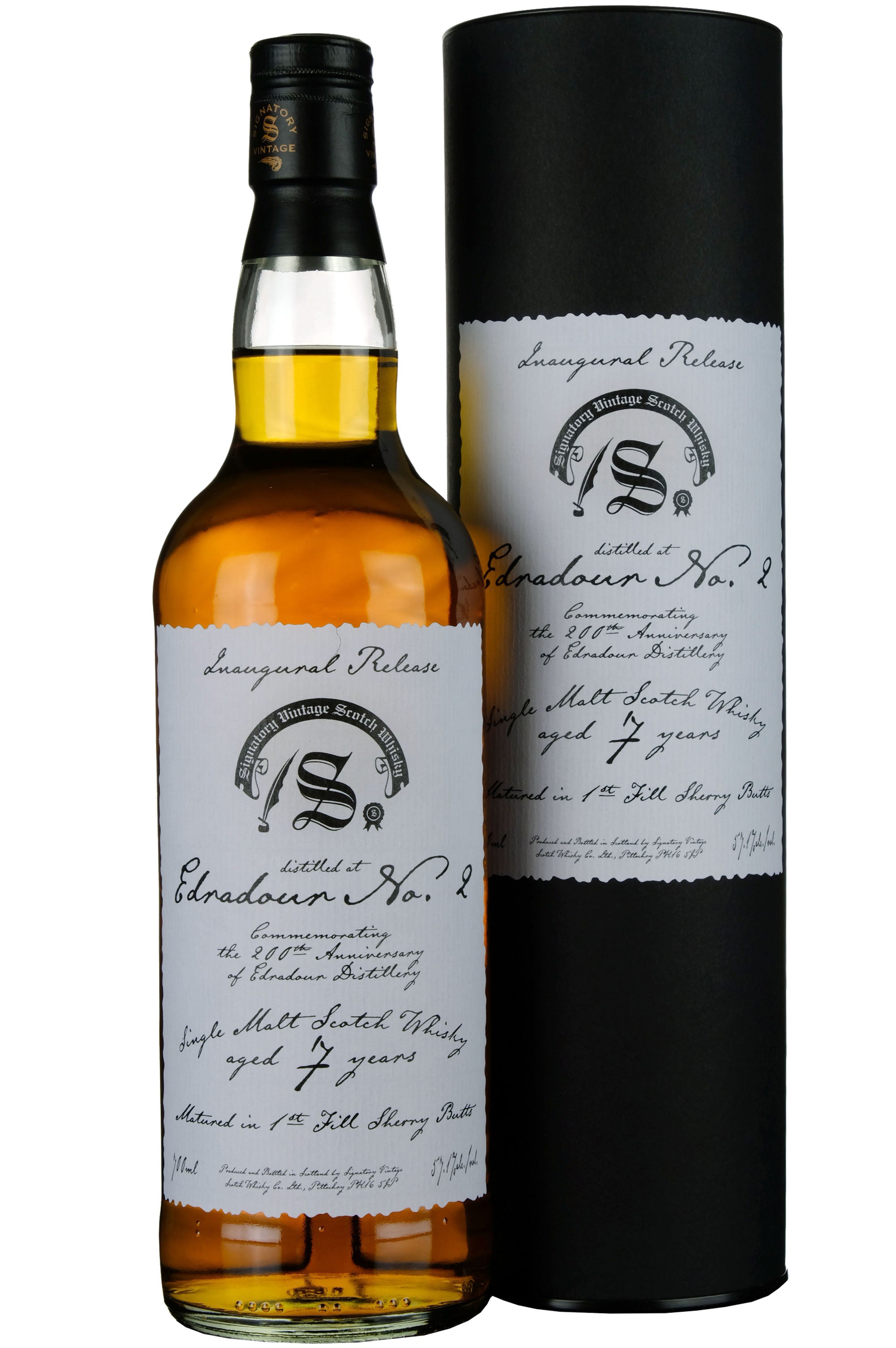 Edradour No.2 2018 Inaugural Release 200th Anniversary Of Edradour Distillery 1825-2025