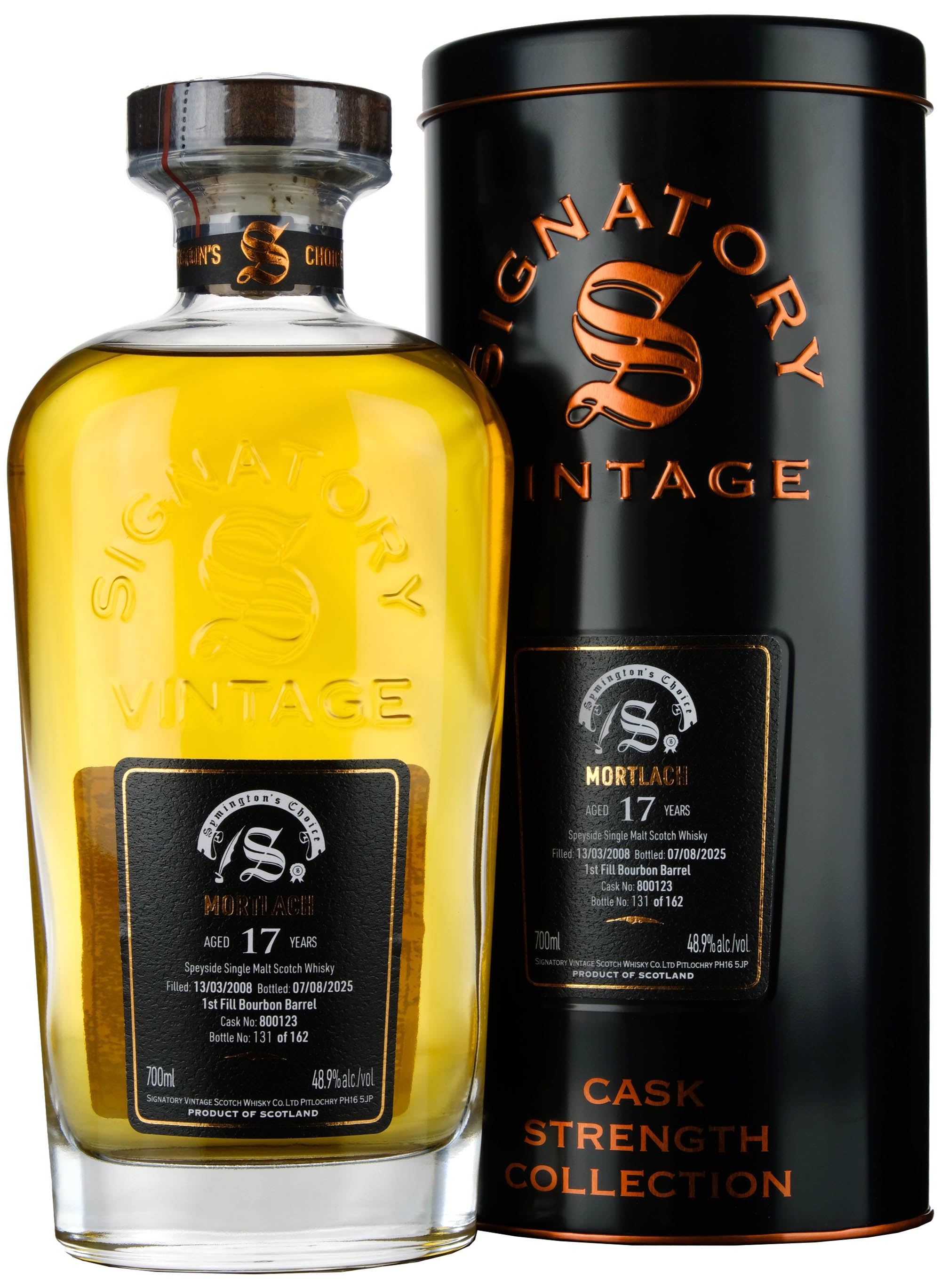 Mortlach 2008-2025 | 17 Year Old Signatory Vintage Symington's Choice Single Cask 800123