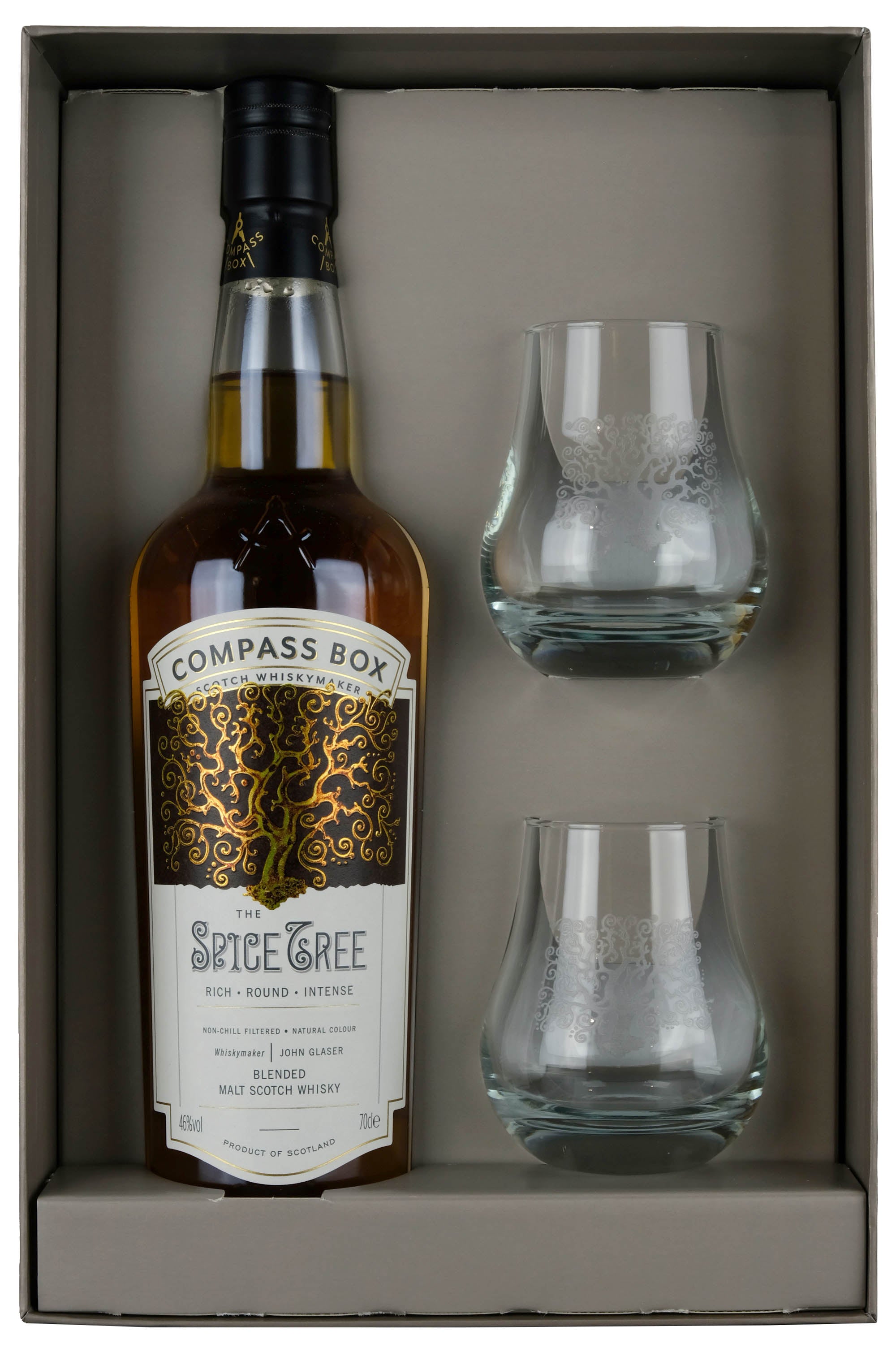 Compass Box The Spice Tree Glass Gift Pack
