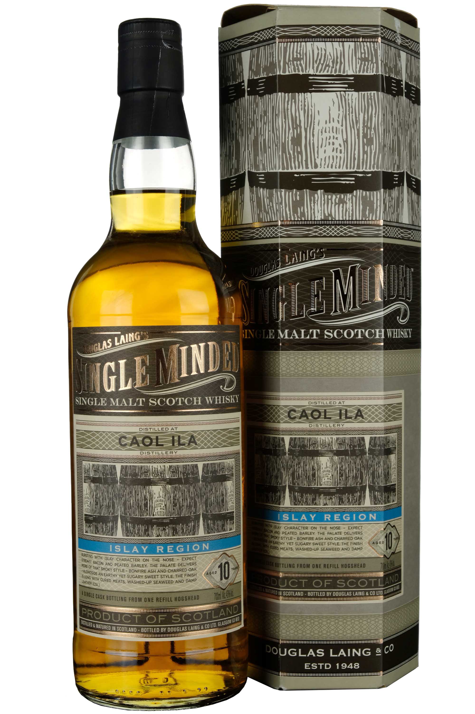 Caol Ila 10 Year Old Douglas Laing Single Minded Single Cask
