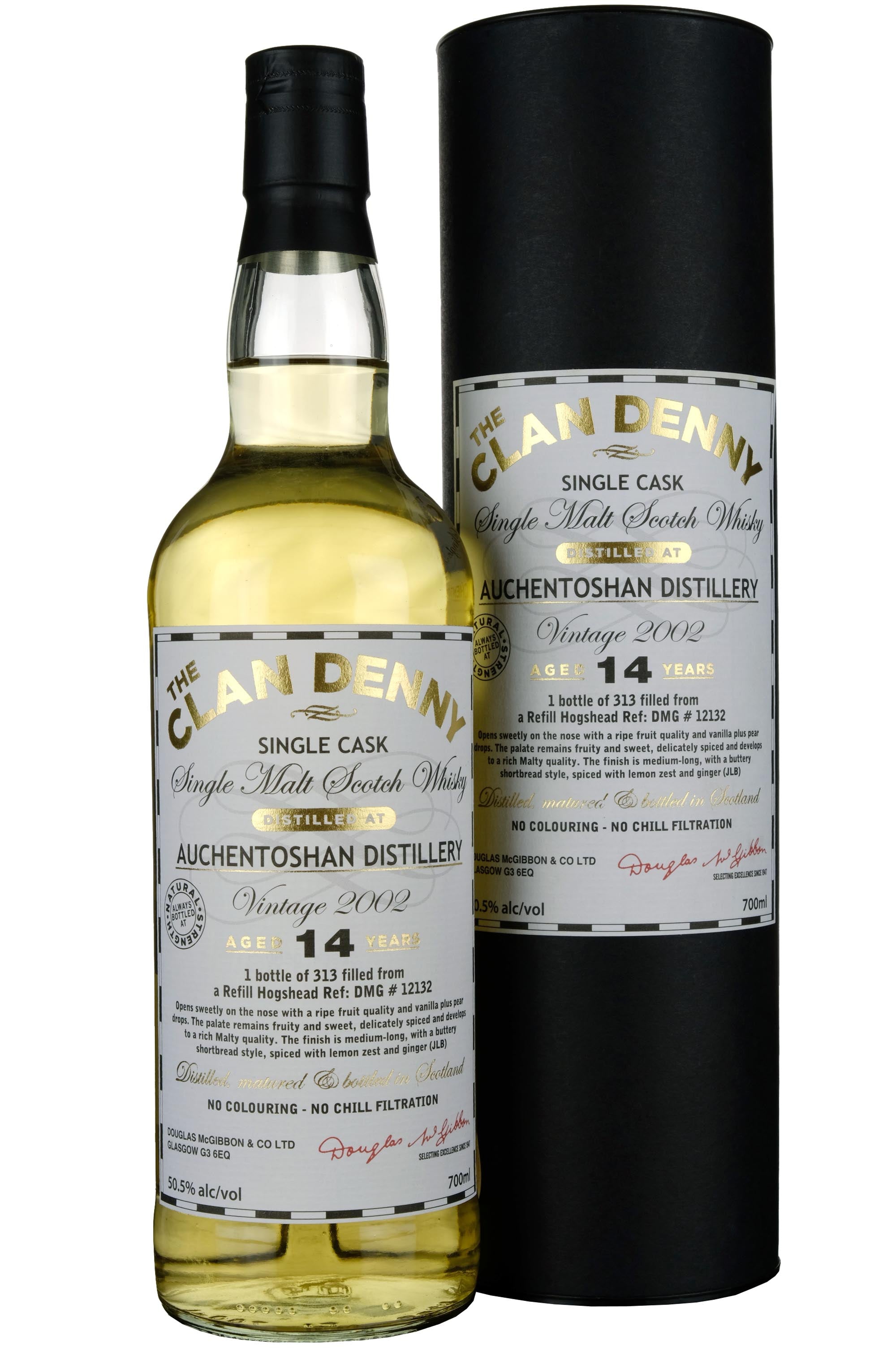 Auchentoshan 2002 | 14 Year Old Douglas Laing Clan Denny Single Cask DMG12132
