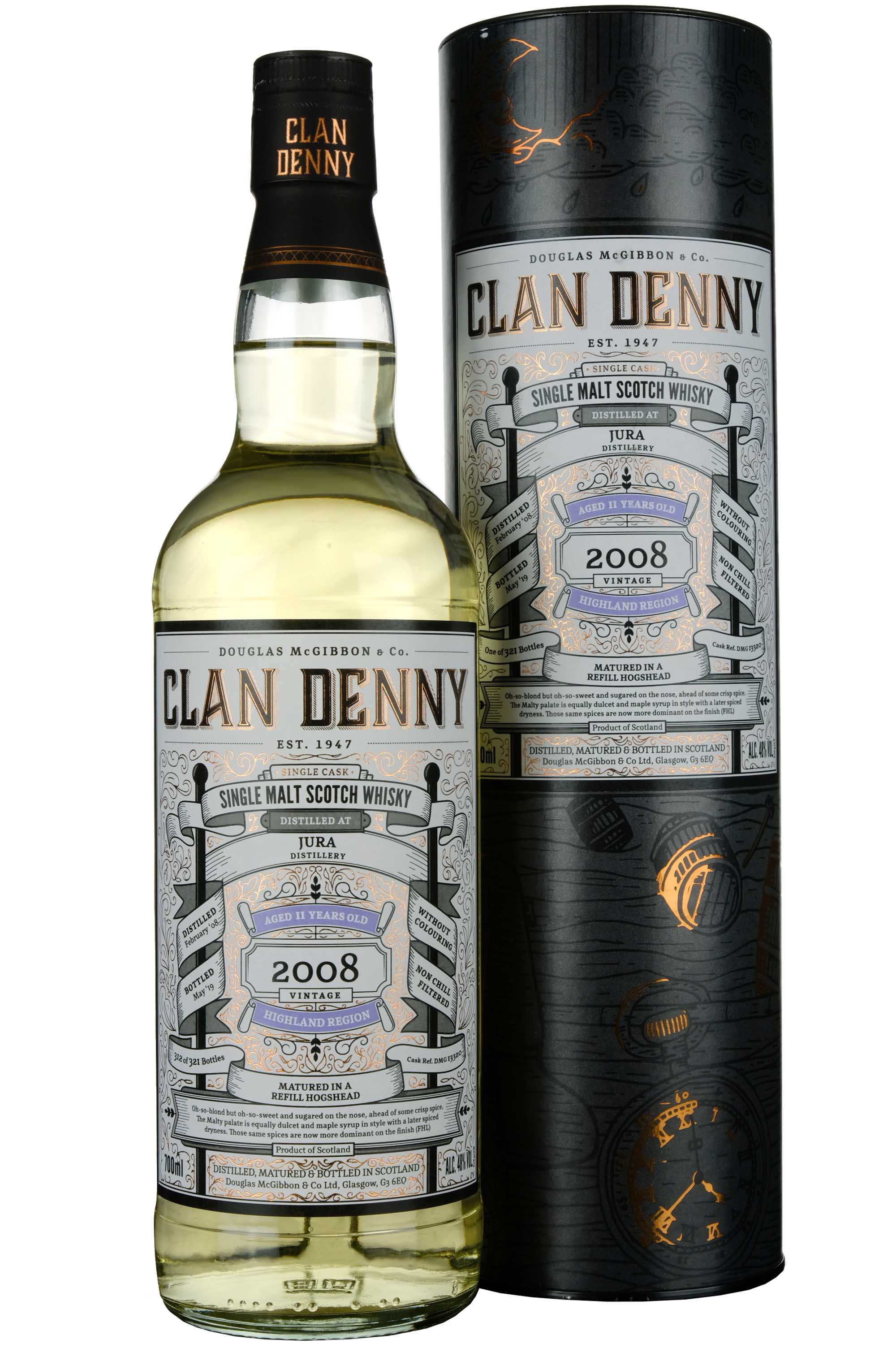 Jura 2008-2019 | 11 Year Old Douglas Laing Clan Denny Single Cask DMG13320