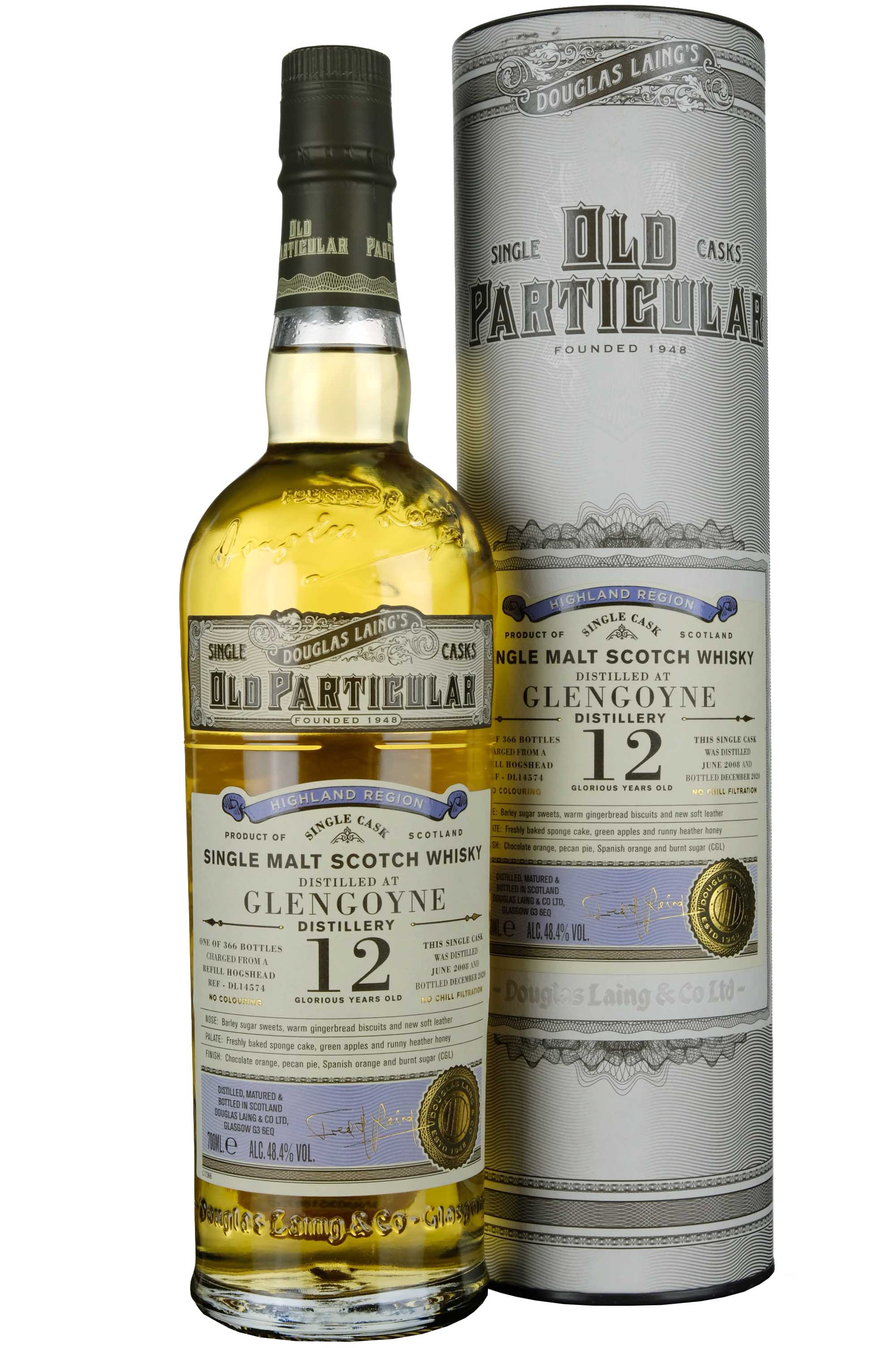 Glengoyne 2008-2020 | 12 Year Old Douglas Laing Old Particular Single Cask DL14574