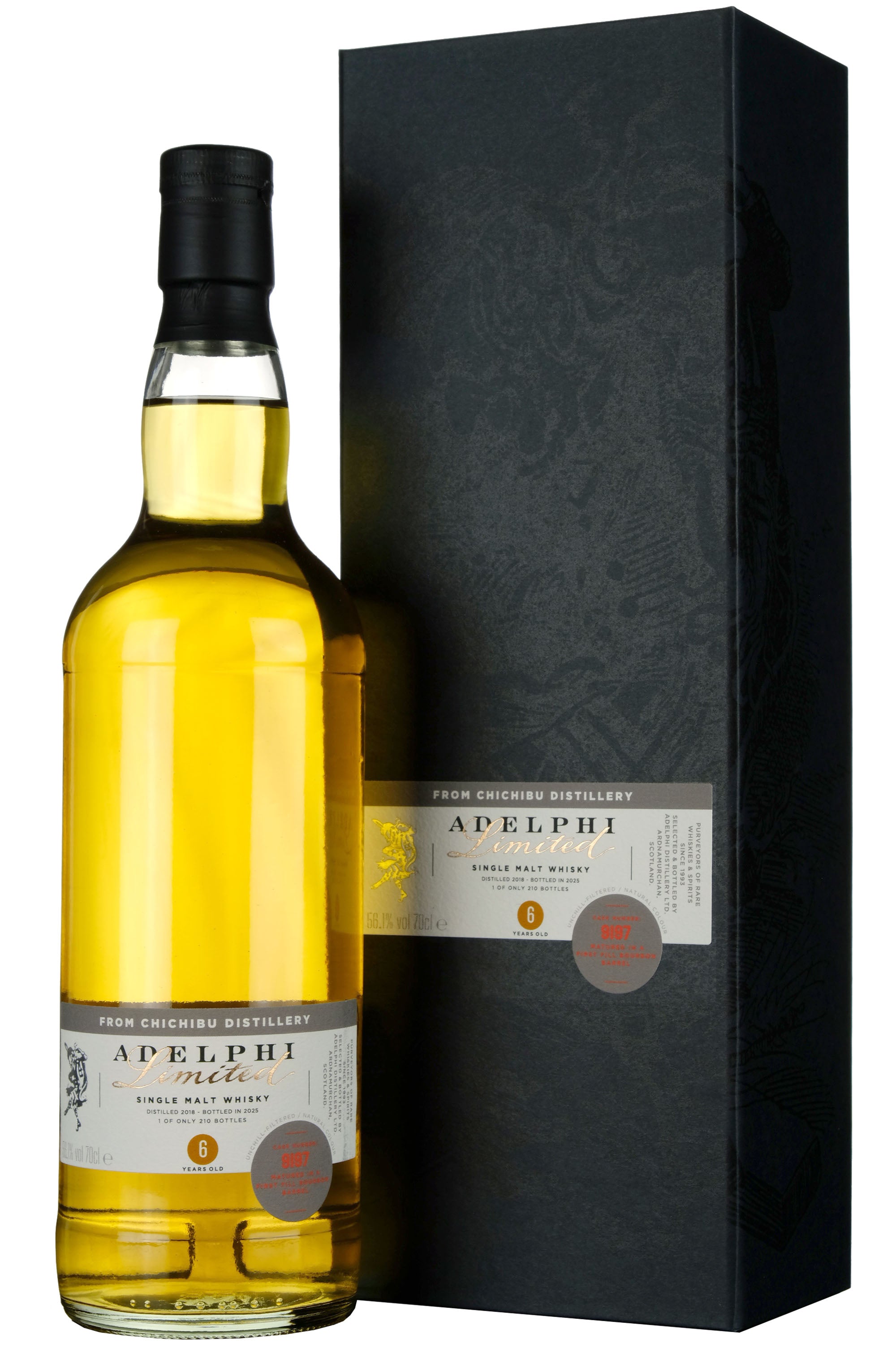 Chichibu 2018-2025 | 6 Year Old Adelphi Selection Single Cask 9197