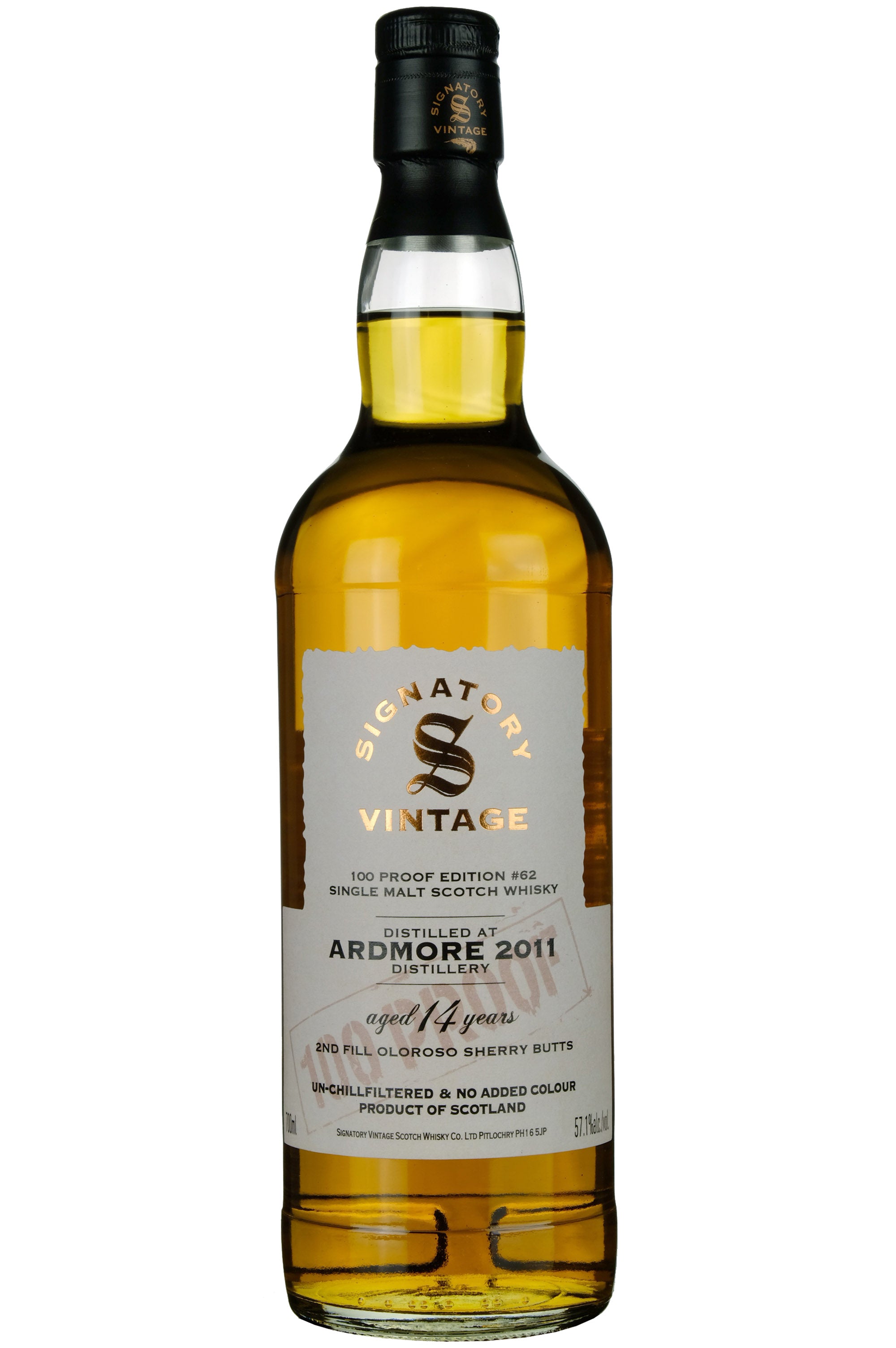 Ardmore 2011-2025 | 14 Year Old Signatory Vintage 100 Proof Edition 62