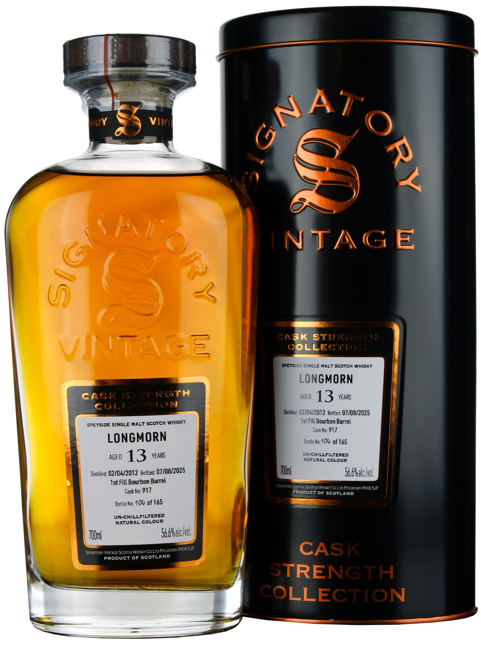 Longmorn 2012-2025 | 13 Year Old Signatory Vintage Cask Strength Collection Single Cask 917