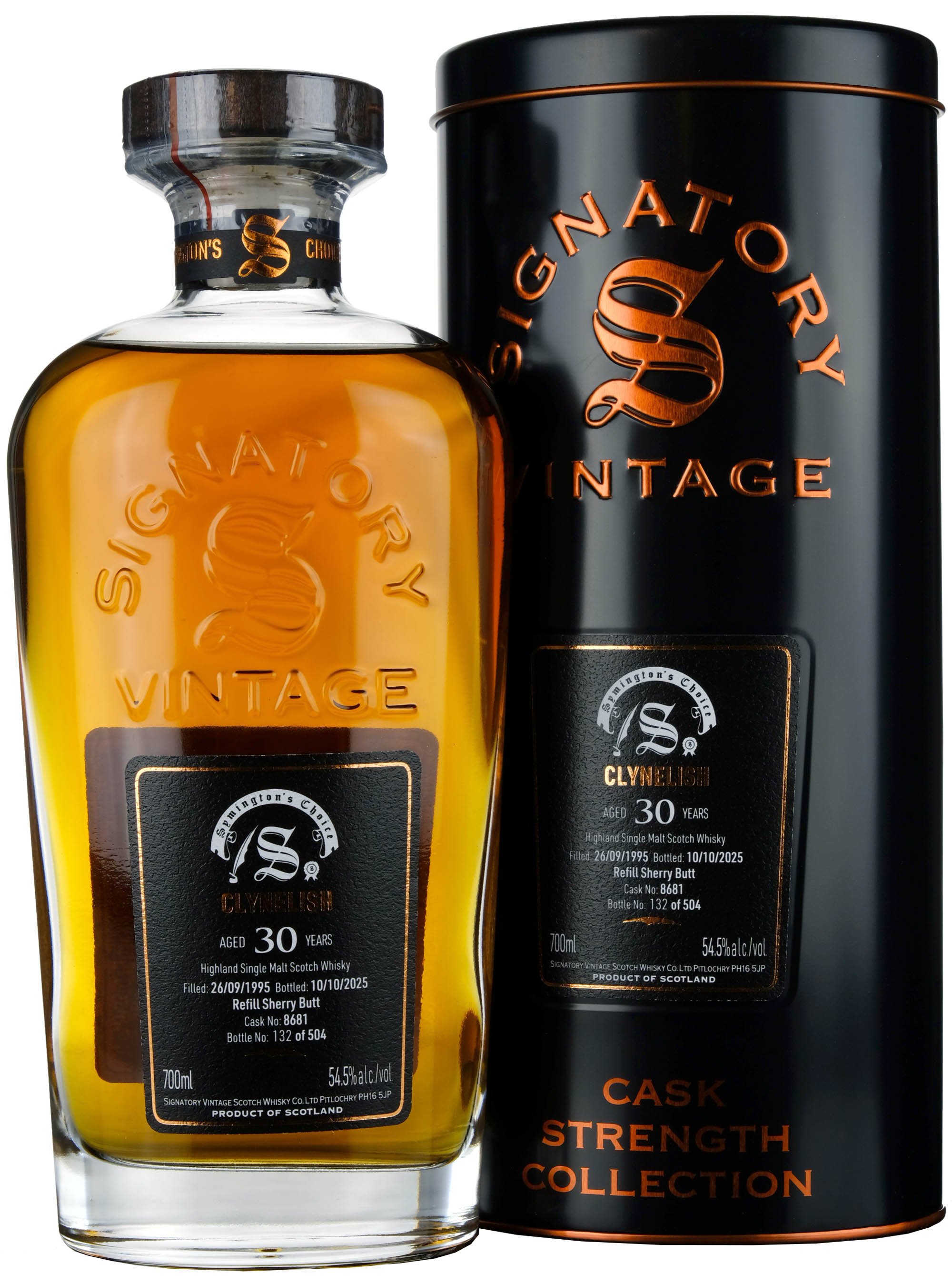 Clynelish 1995-2025 | 30 Year Old Signatory Vintage Symington's Choice Single Cask 8681