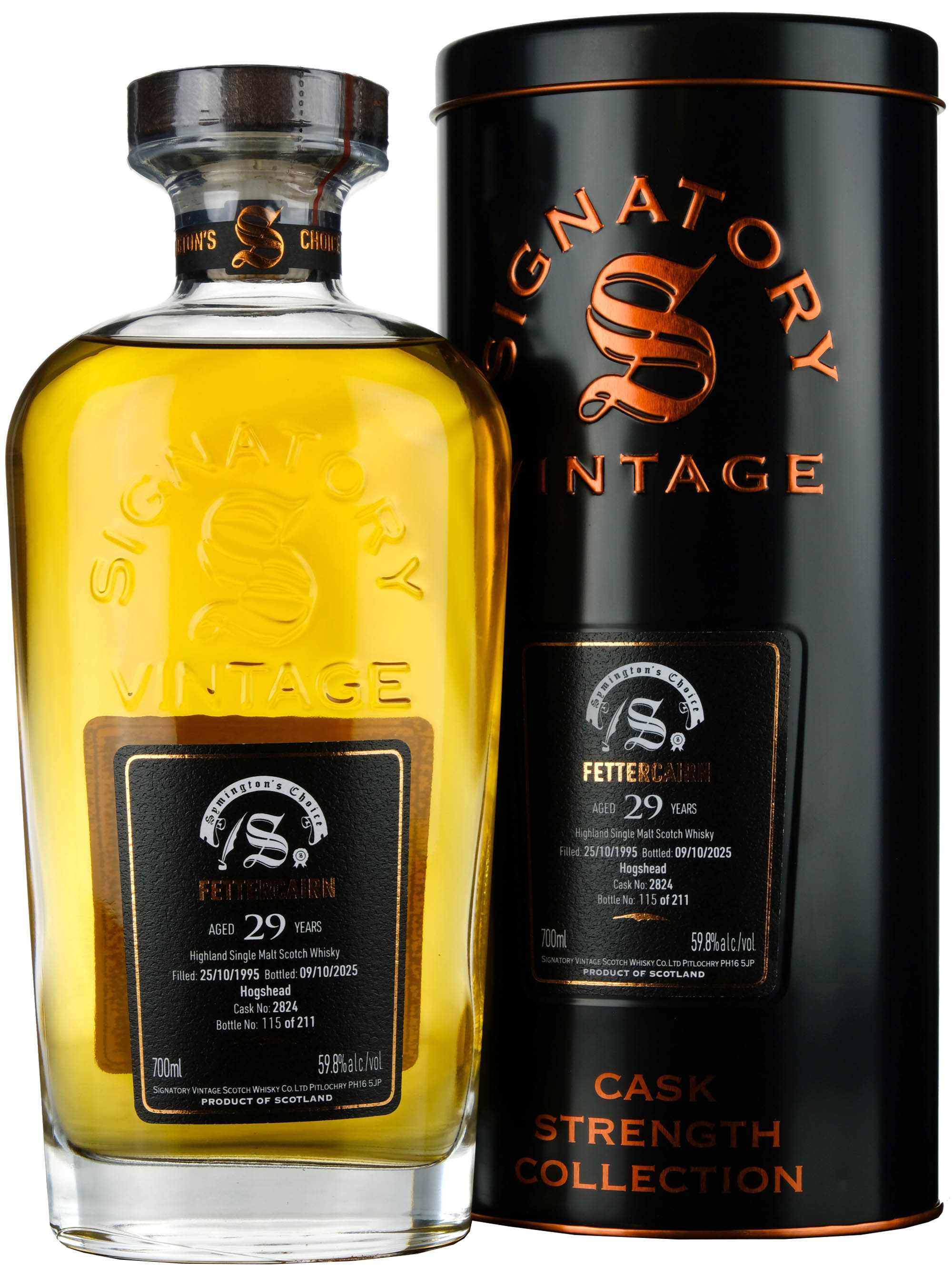 Fettercairn 1995-2025 | 29 Year Old Signatory Vintage Symington's Choice Single Cask 2824