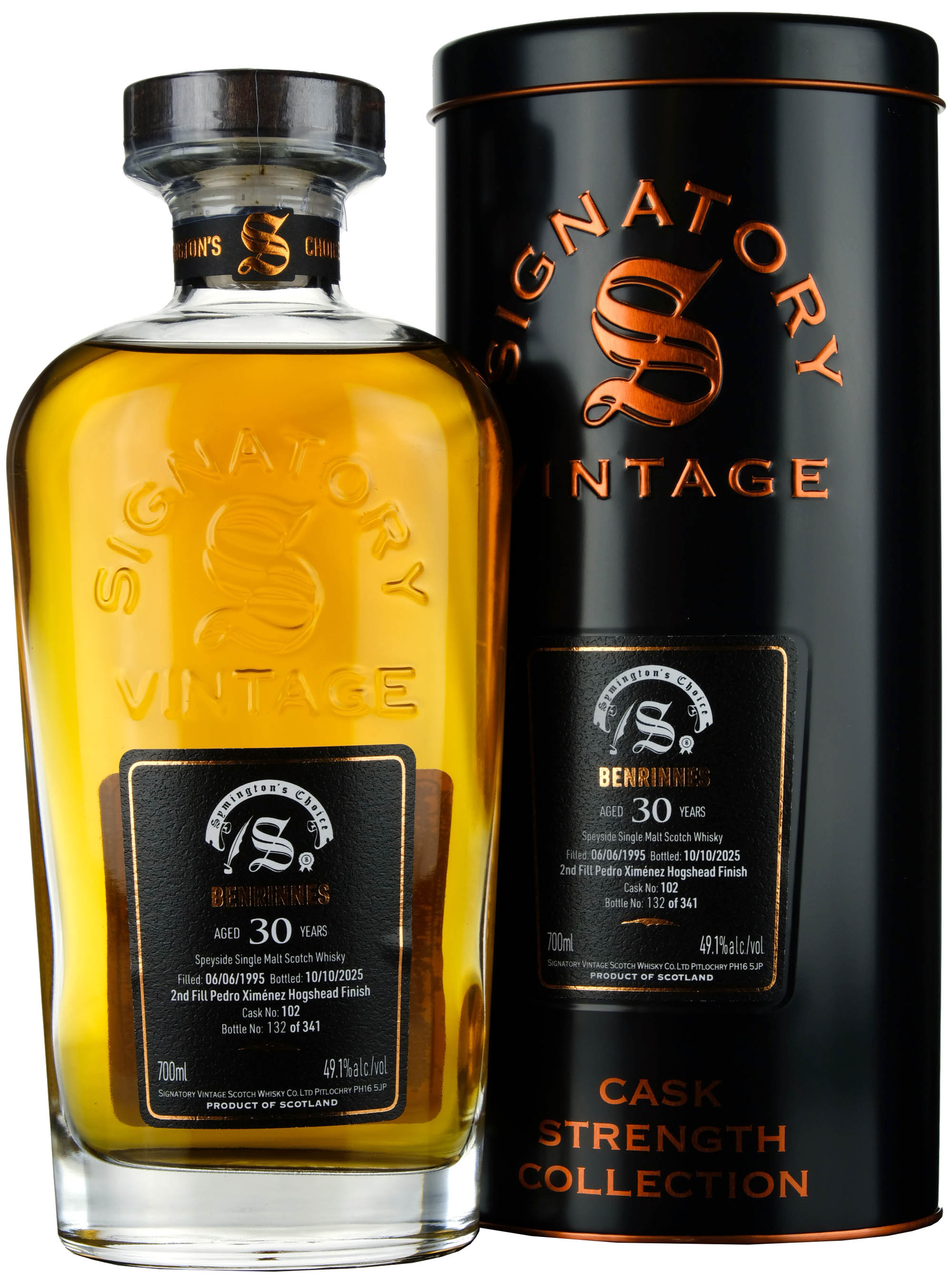 Benrinnes 1995-2025 | 30 Year Old Signatory Vintage Symington's Choice Single Cask 102