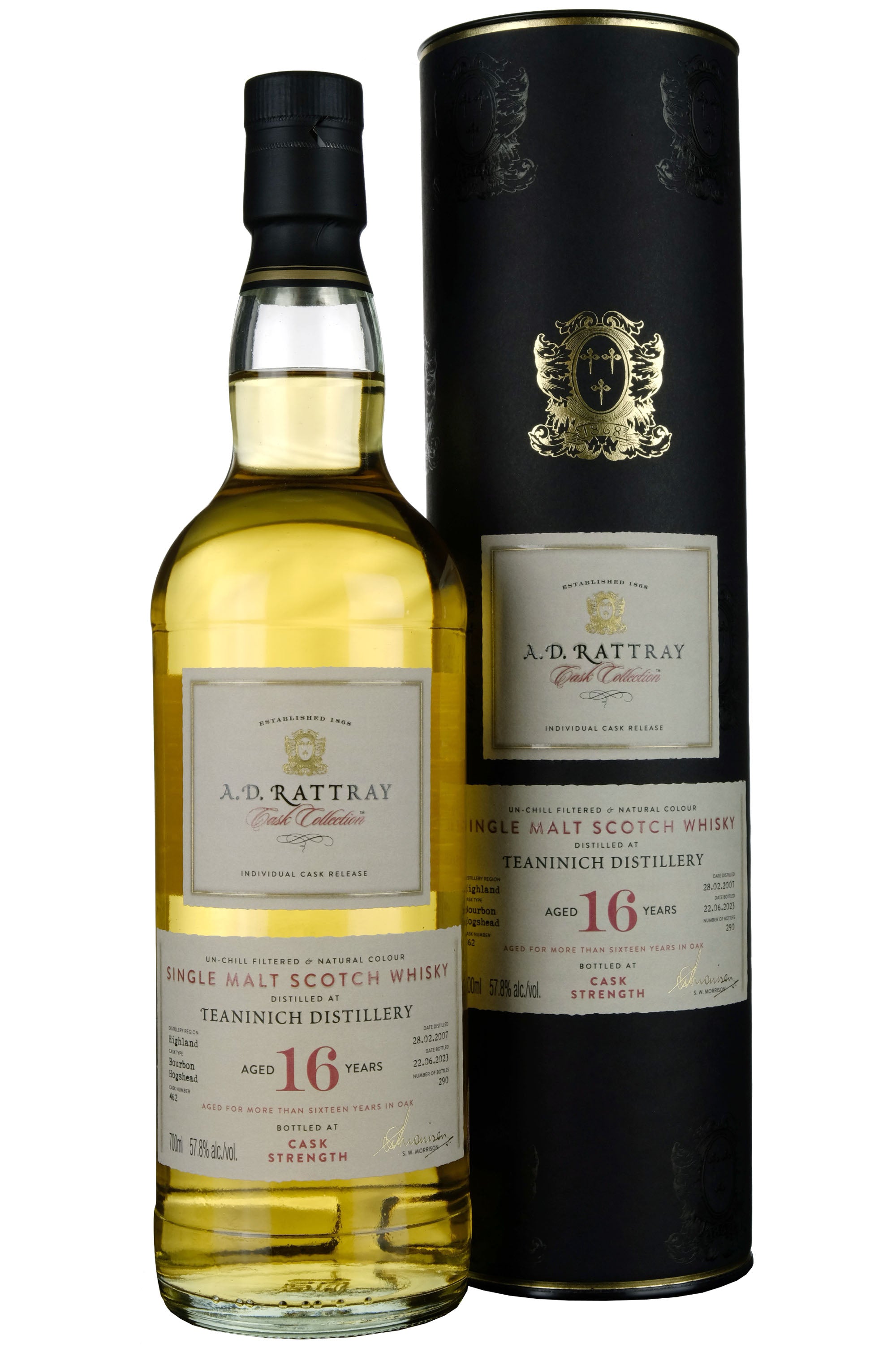 Teaninich 2007-2023 | 16 Year Old A. D. Rattray Cask Collection Single Cask 462