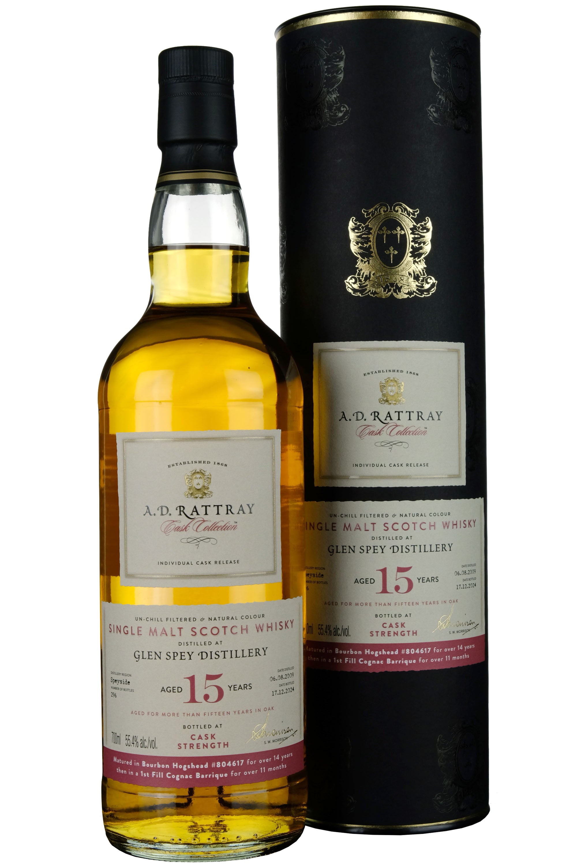 Glen Spey 2009-2024 | 15 Year Old A. D. Rattray Cask Collection Single Cask 804617