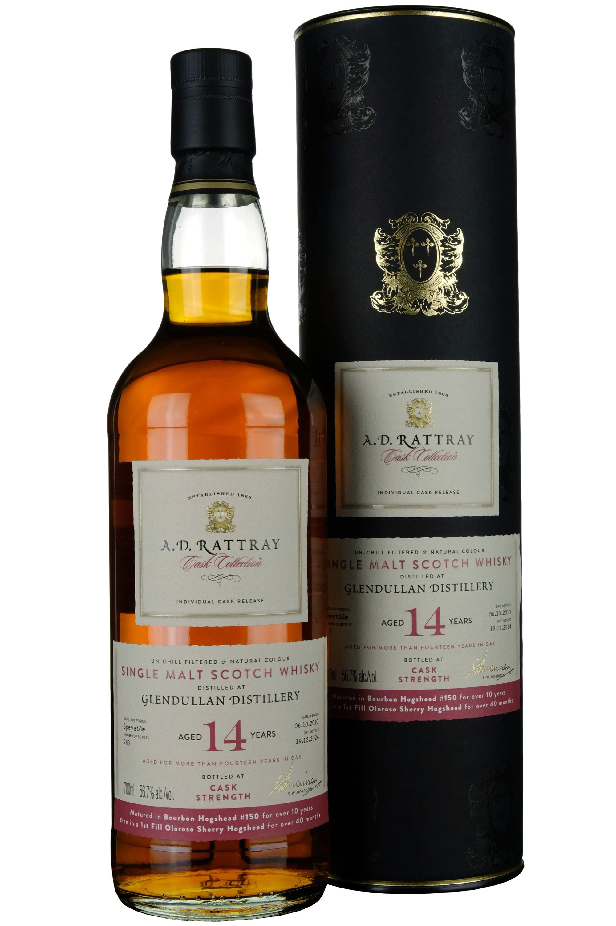 Glendullan 2010-2024 | 14 Year Old A. D. Rattray Cask Collection Single Cask 150