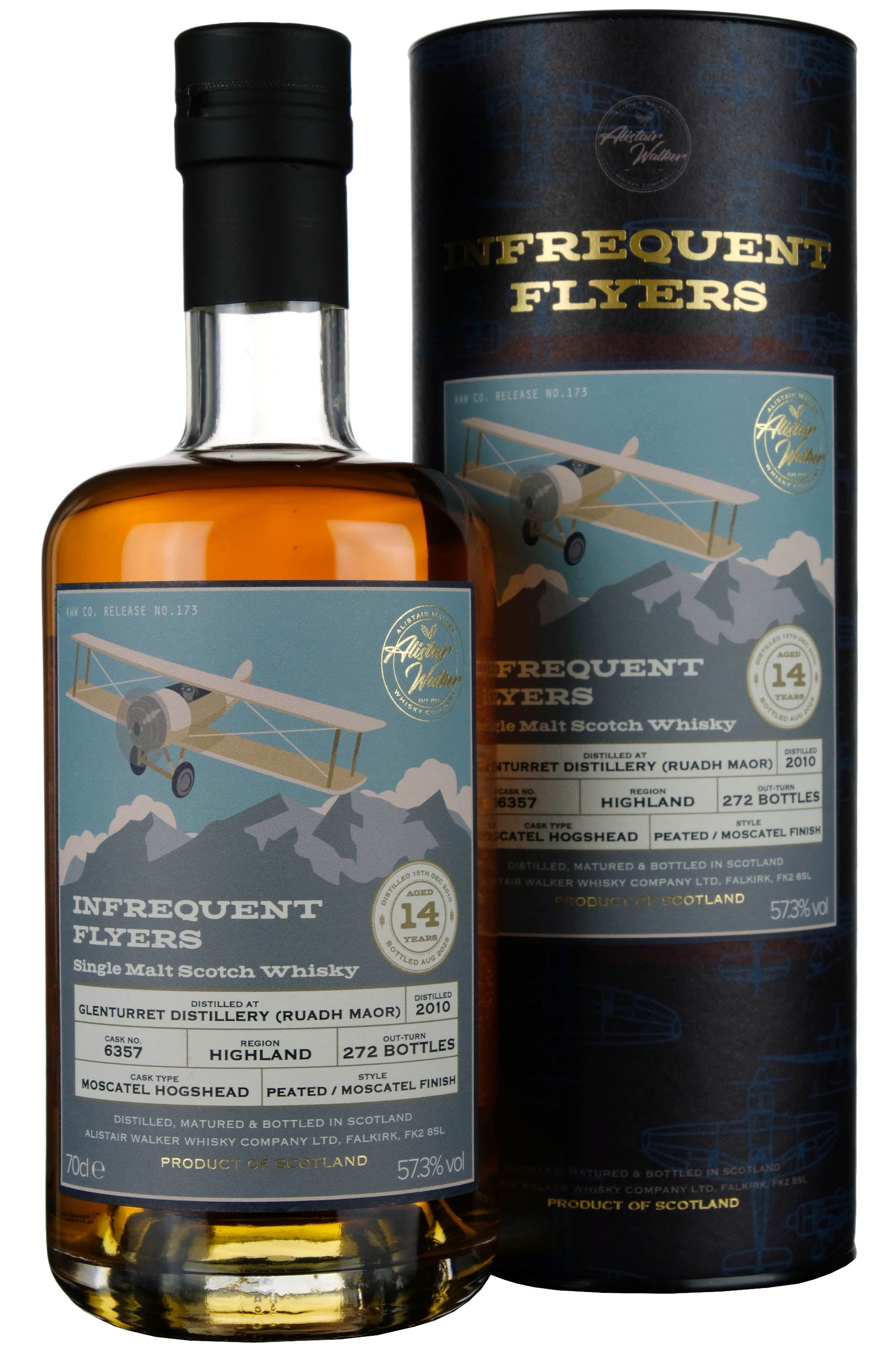 Glenturret (Ruadh Maor) 2010-2025 | 14 Year Old Infrequent Flyers Single Cask 6357