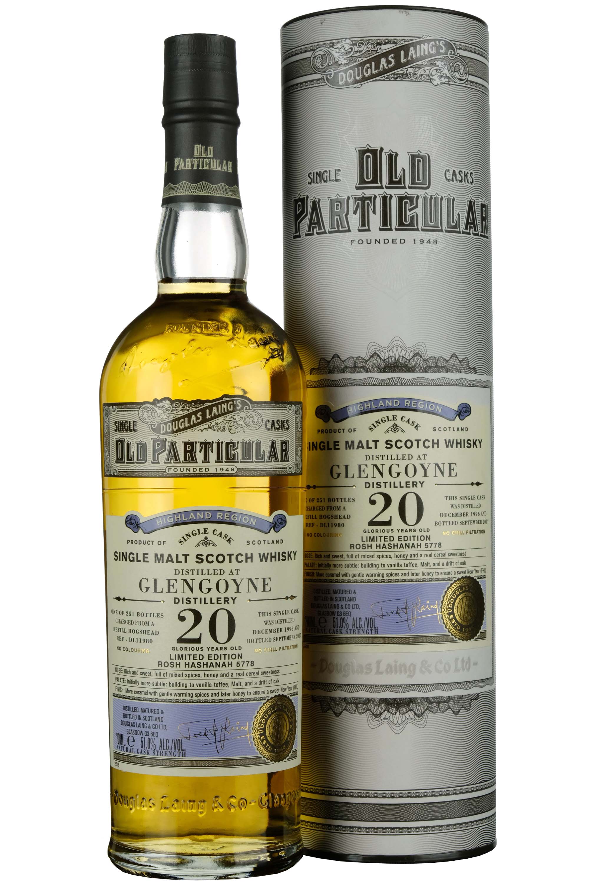 Glengoyne 1996-2017 | 20 Year Old Douglas Laing Old Particular Single Cask DL11980