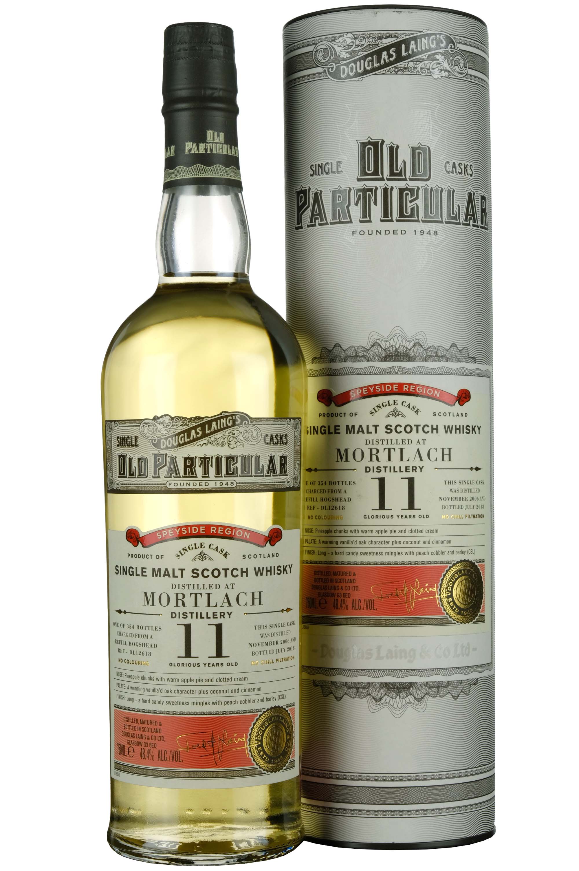 Mortlach 2006-2018 | 11 Year Old Douglas Laing Old Particular Single Cask DL12618