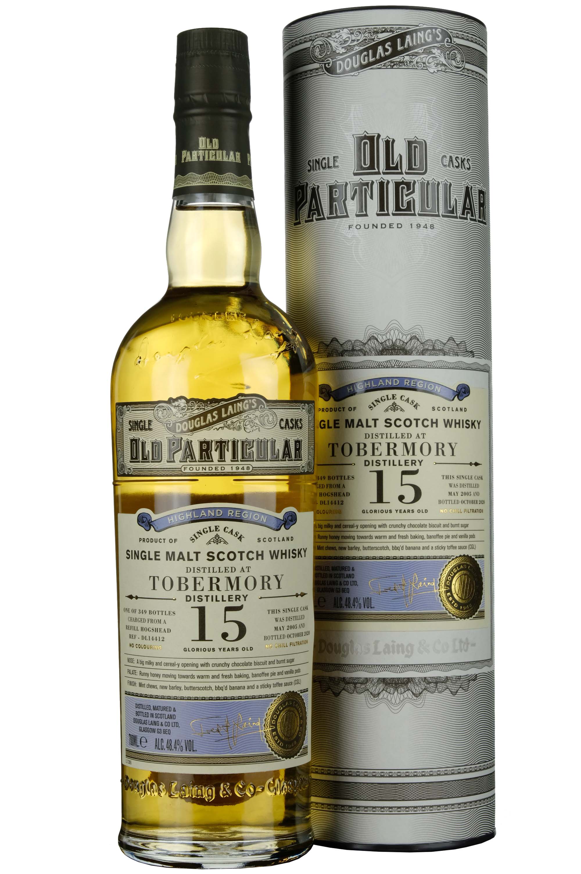 Tobermory 2005-2020 | 15 Year Old Douglas Laing Old Particular Single Cask DL14412