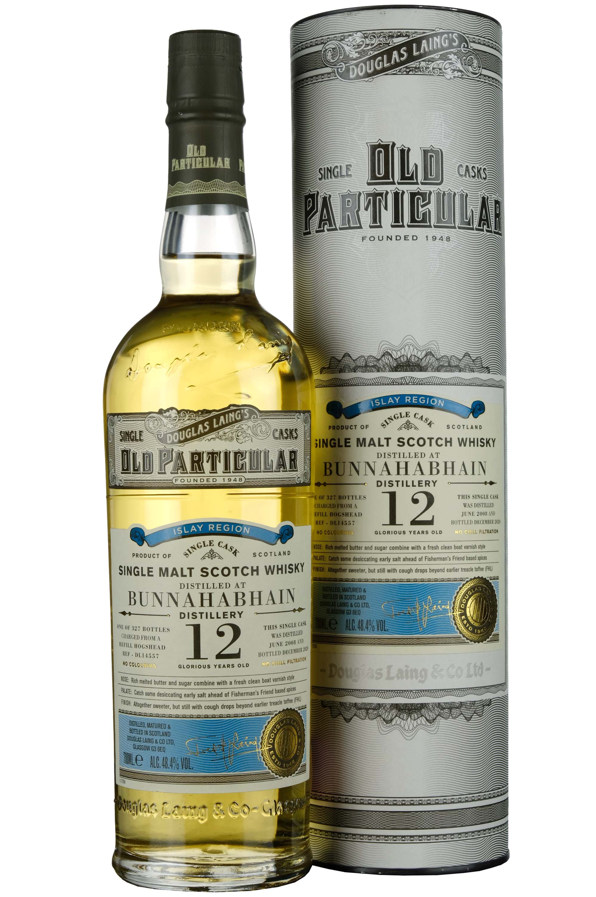 Bunnahabhain 2008-2020 | 12 Year Old Douglas Laing Old Particular Single Cask DL14557