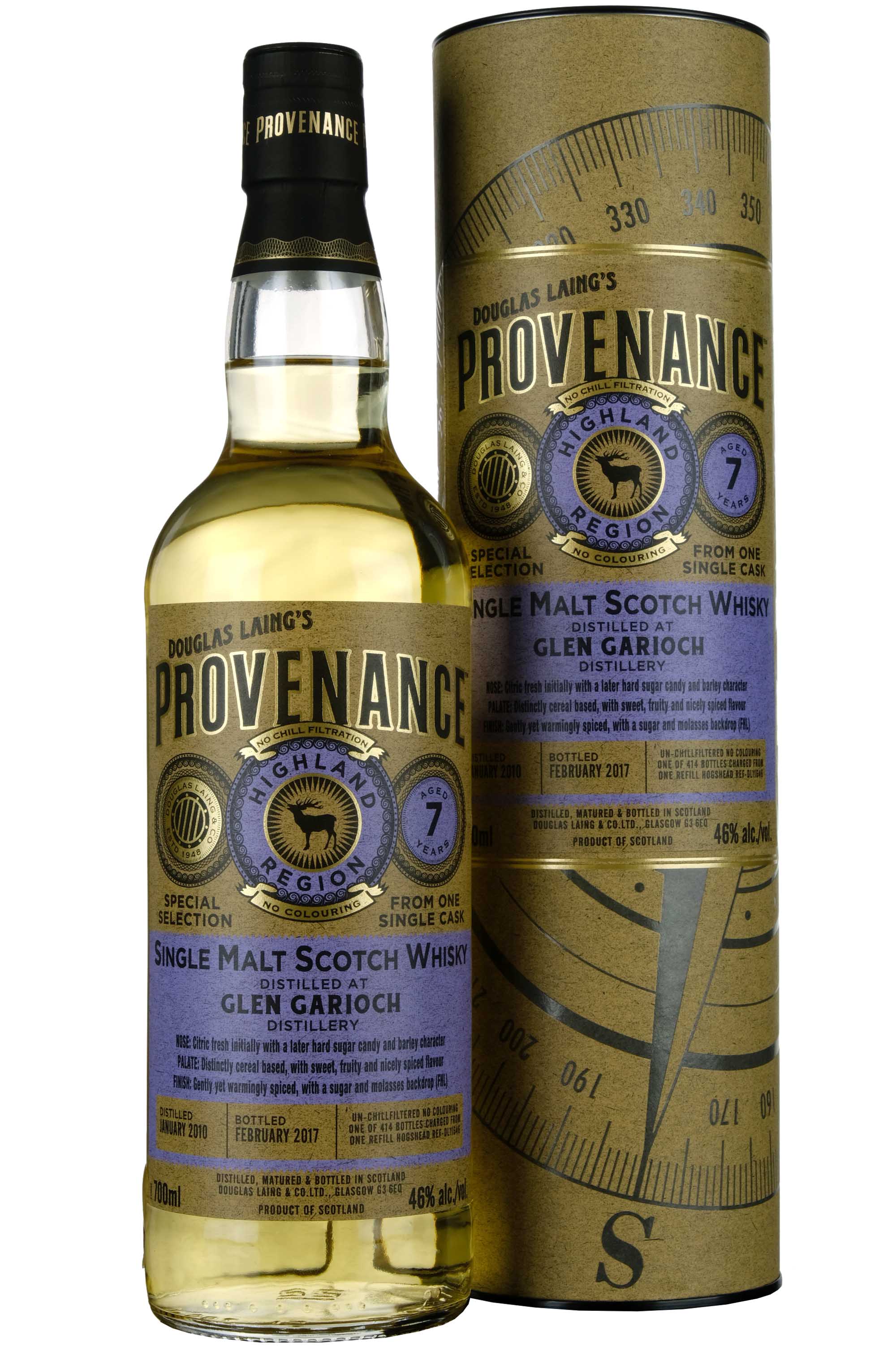 Glen Garioch 2010-2017 | 7 Year Old Douglas Laing Provenance Single Cask DL11646