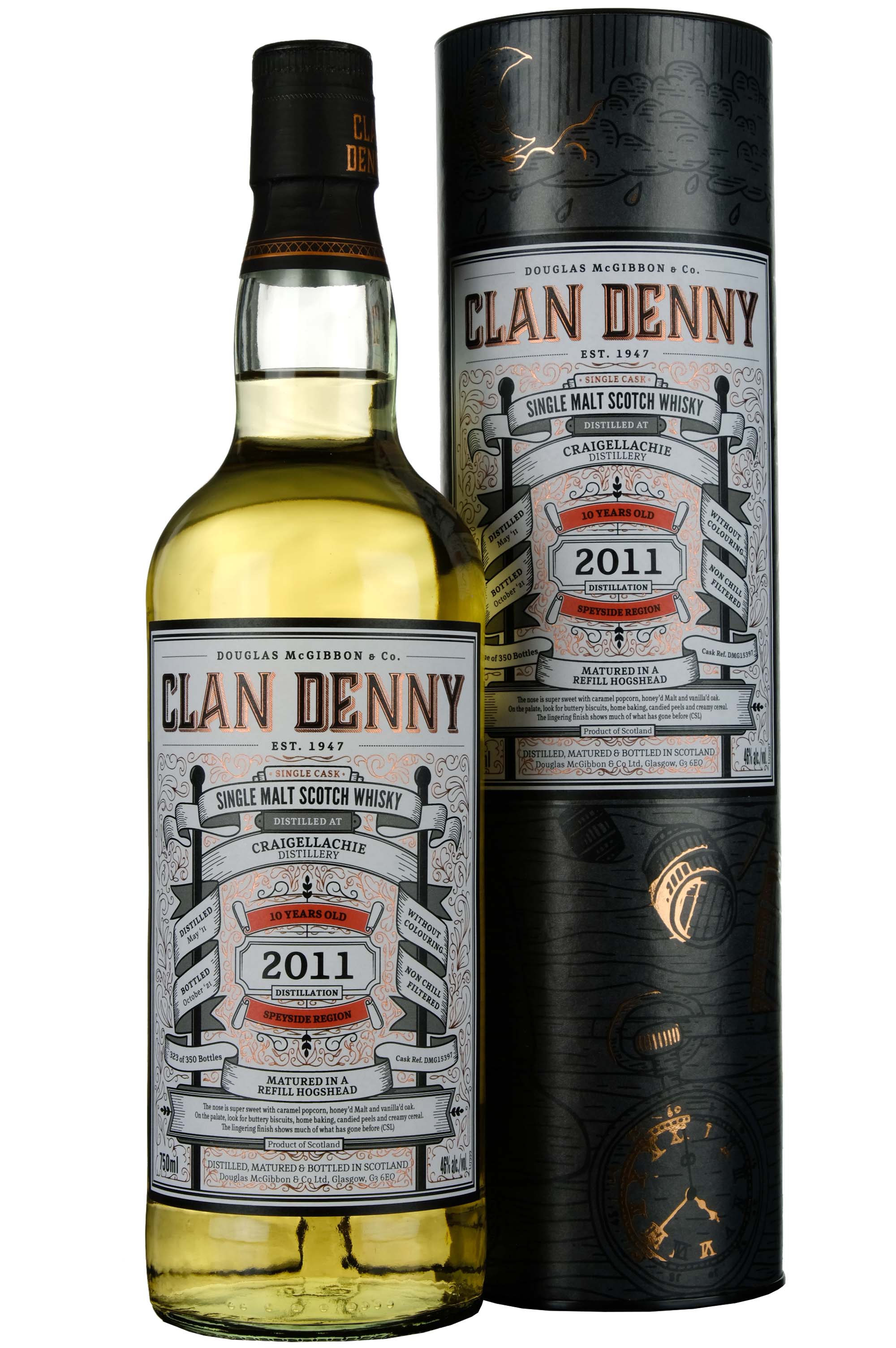 Craigellachie 2011-2021 | 10 Year Old Douglas Laing Clan Denny Single Cask DMG15397