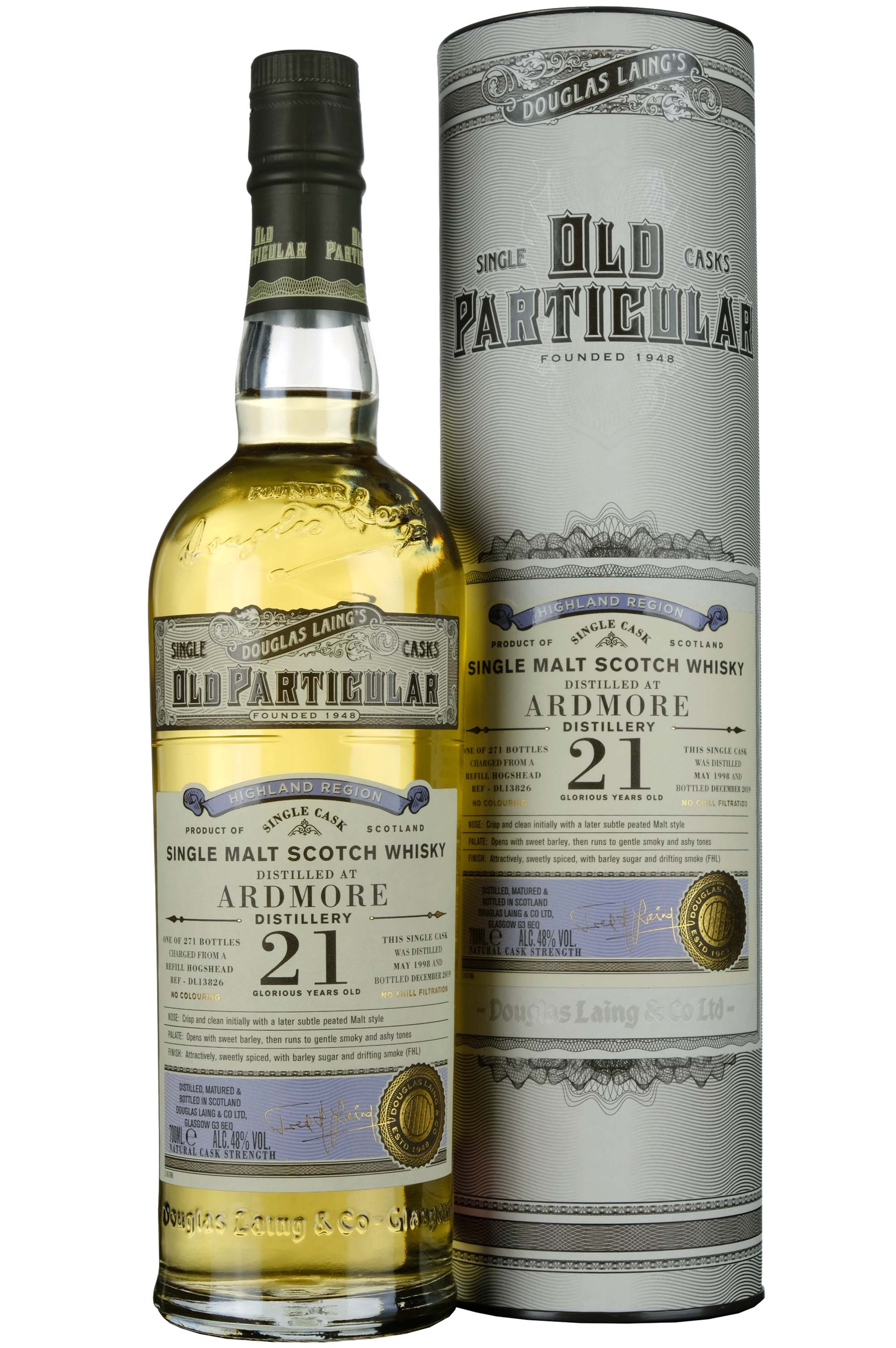 Ardmore 1998-2019 | 21 Year Old Douglas Laing Old Particular Single Cask DL13826