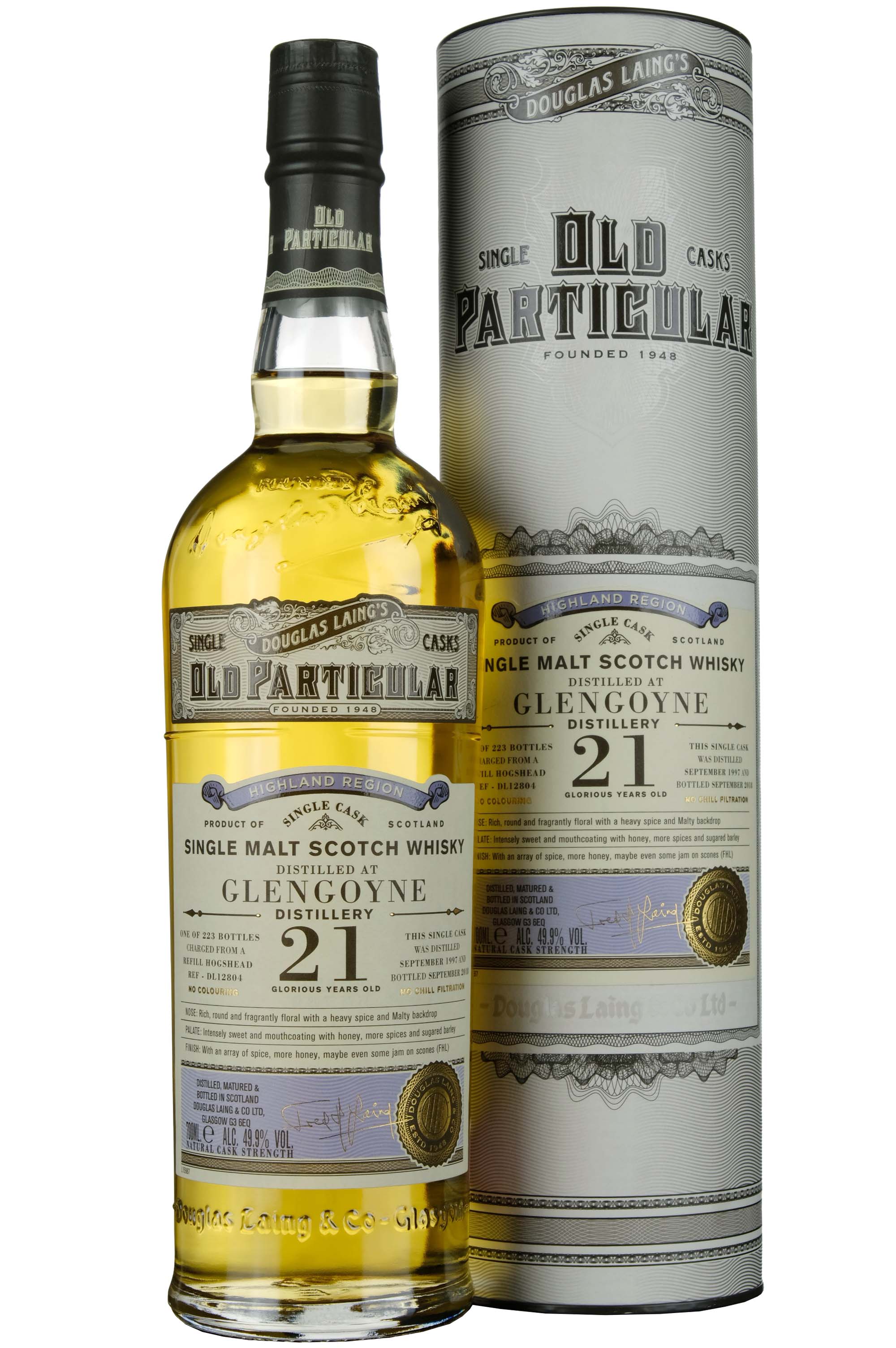 Glengoyne 1997-2018 | 21 Year Old Douglas Laing Old Particular Single Cask DL12804