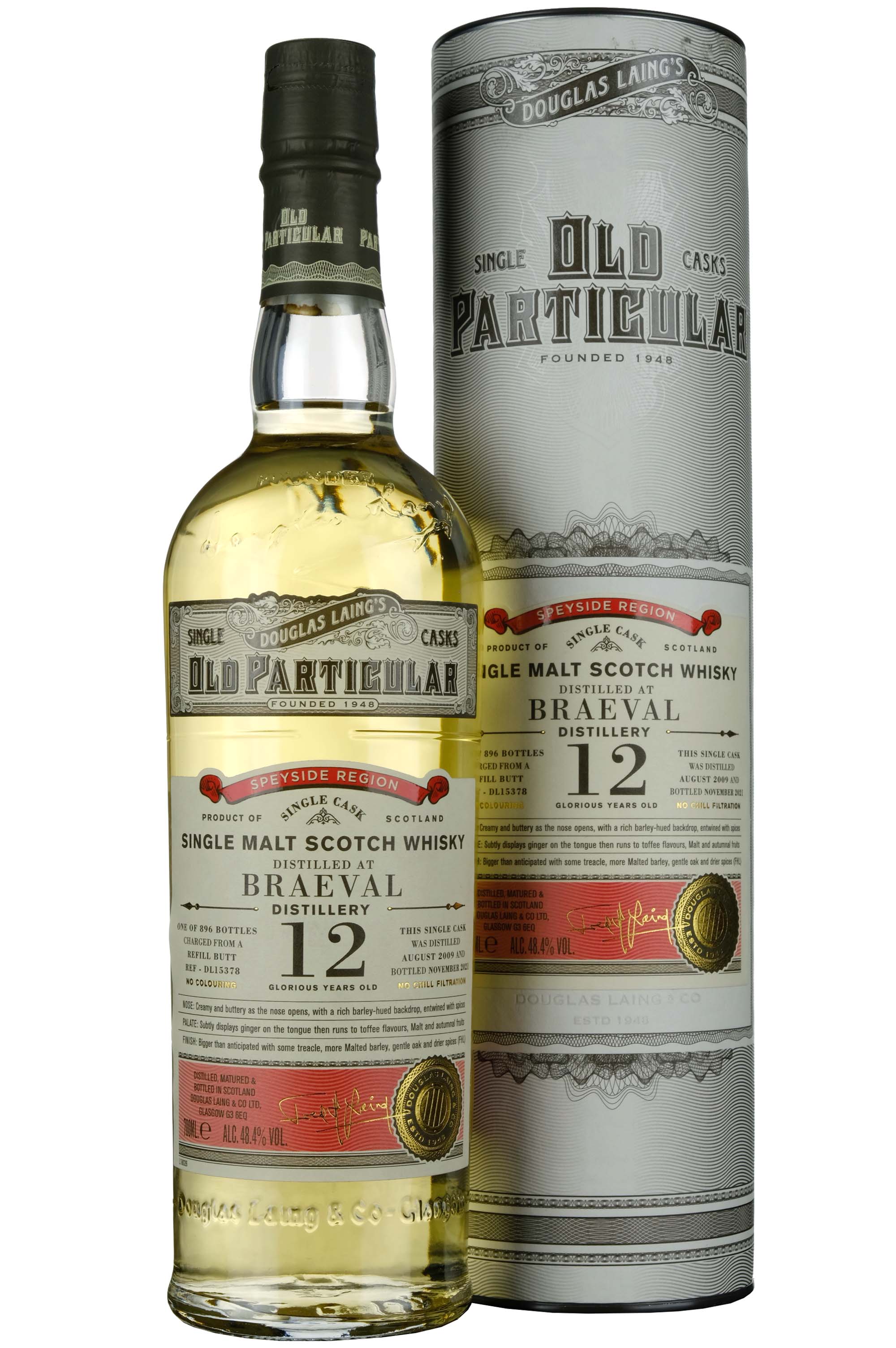Braeval 2009-2021 | 12 Year Old Douglas Laing Old Particular Single Cask DL15378