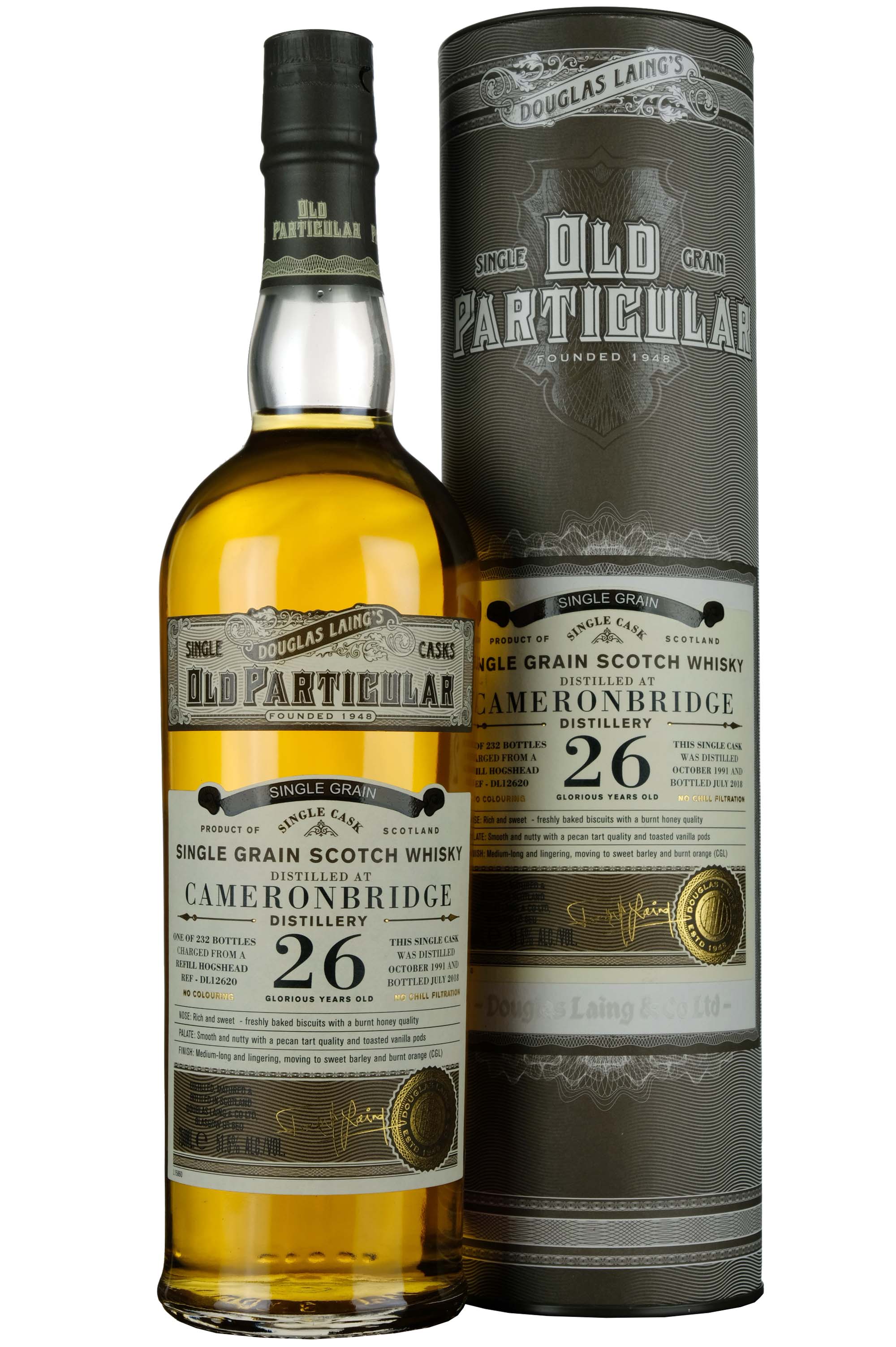 Cameronbridge 1991-2018 | 26 Year Old Douglas Laing Old Particular Single Cask DL12620