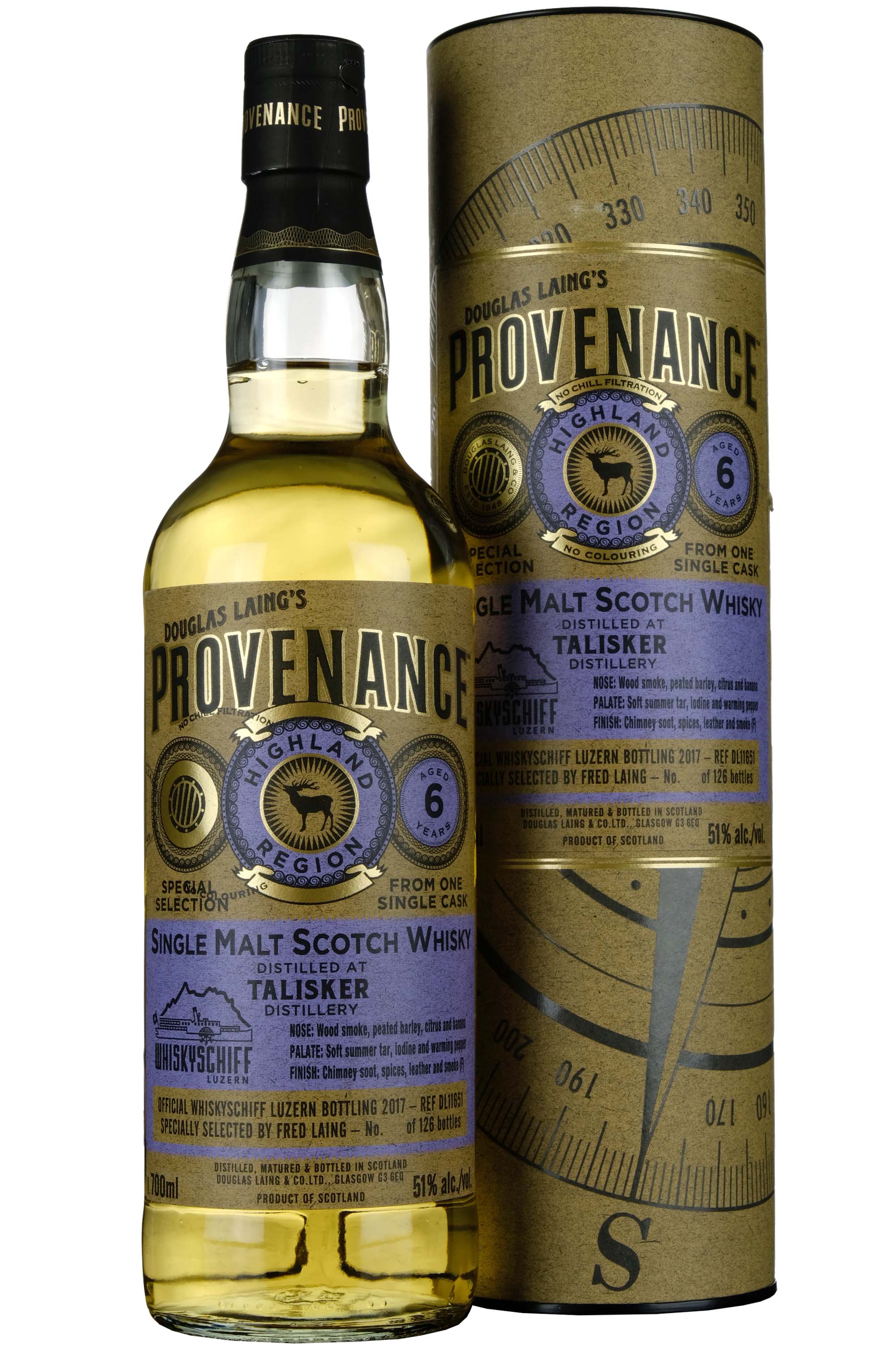 Talisker 2008-2017 | 6 Year Old Douglas Laing Provenance Single Cask DL11651
