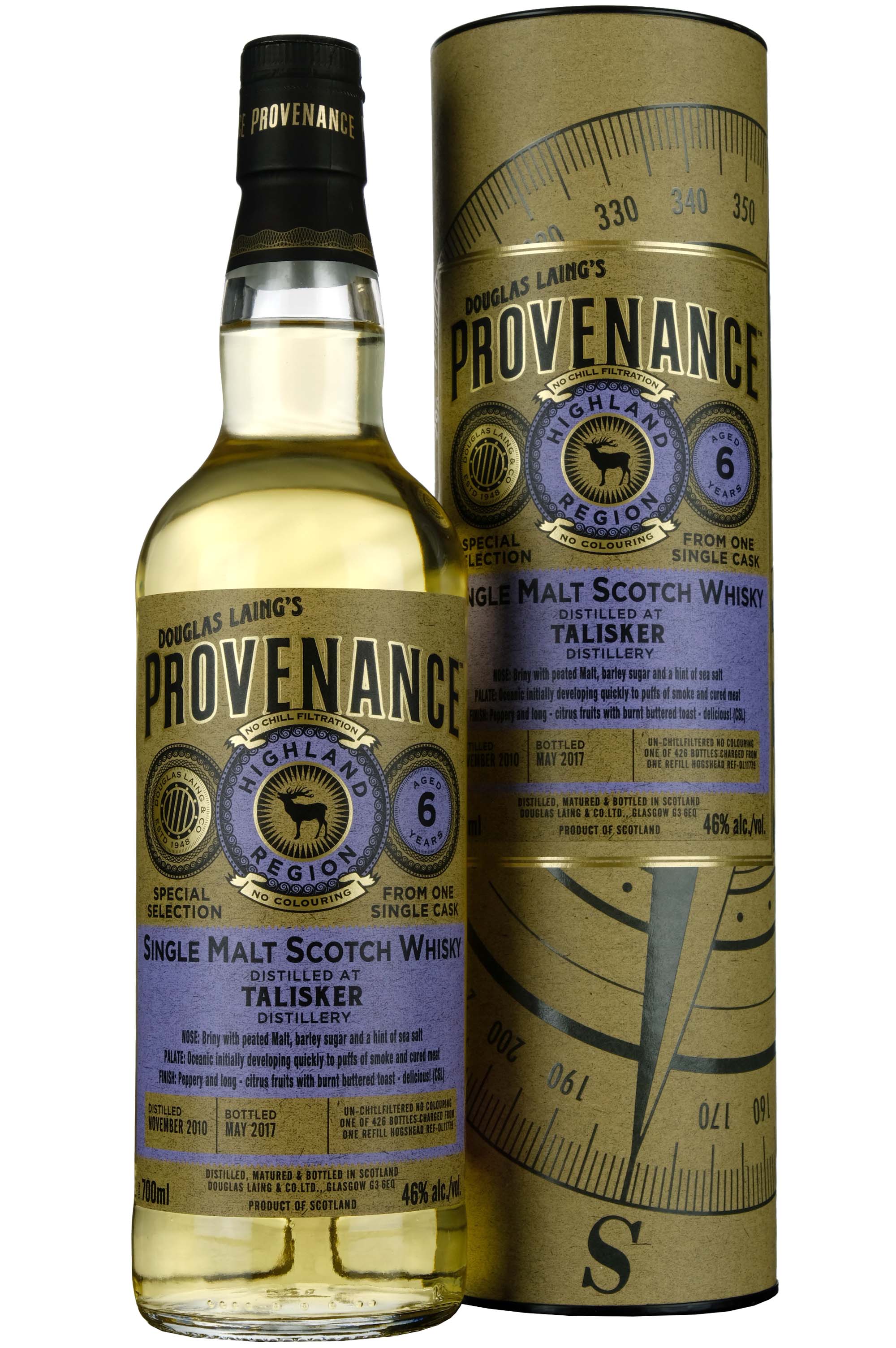 Talisker 2010-2017 | 6 Year Old Douglas Laing Provenance Single Cask DL11779
