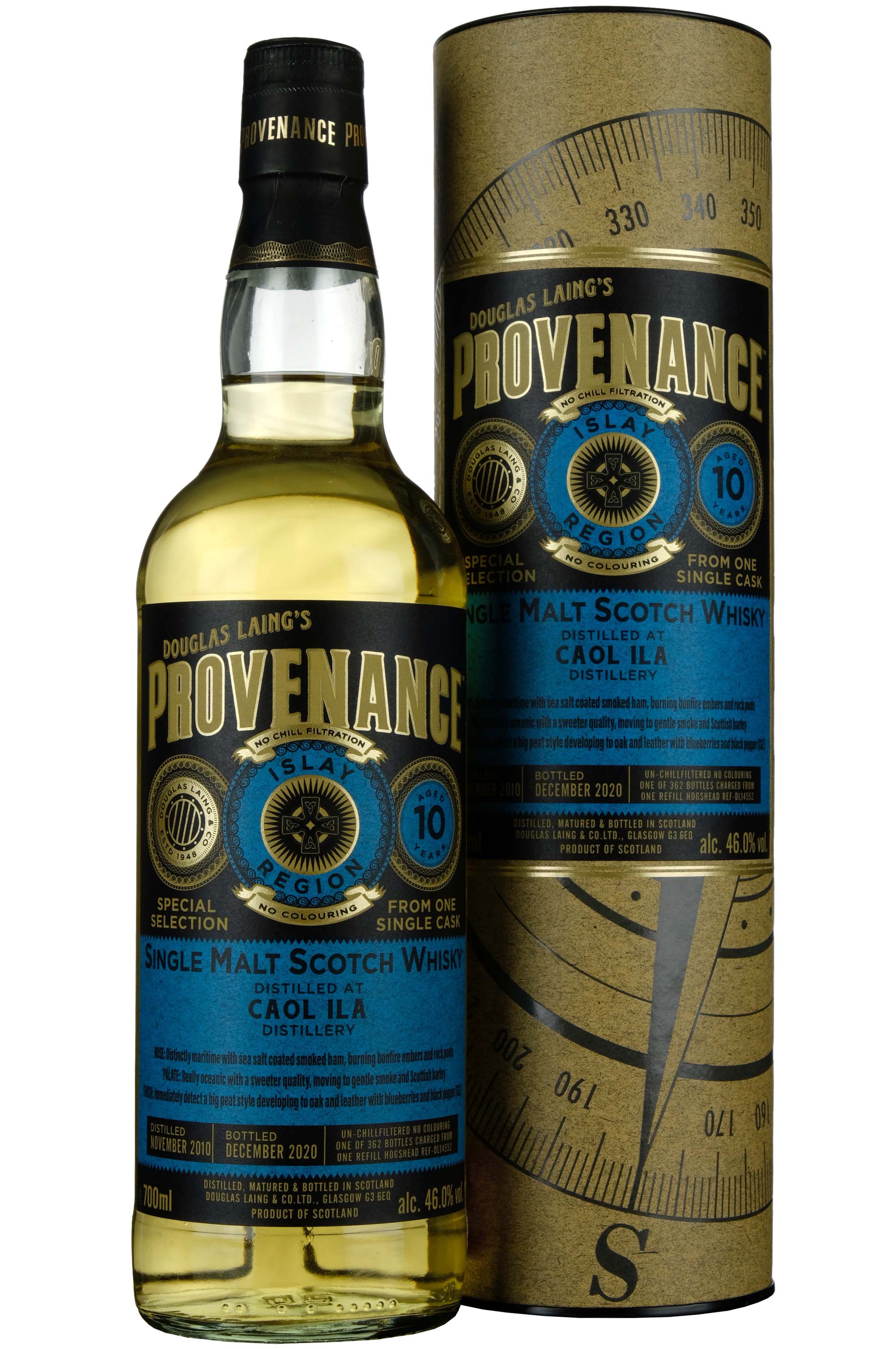 Caol Ila 2010-2020 | 10 Year Old Douglas Laing Provenance Single Cask DL14552