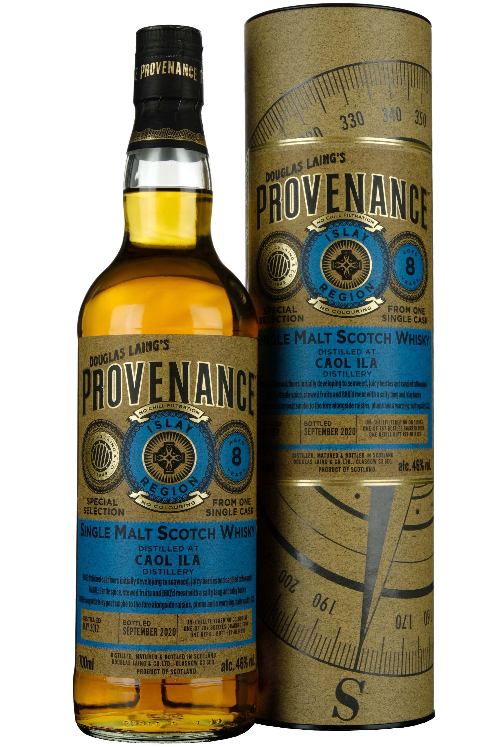 Caol Ila 2012-2020 | 8 Year Old Douglas Laing Provenance Single Cask DL14396