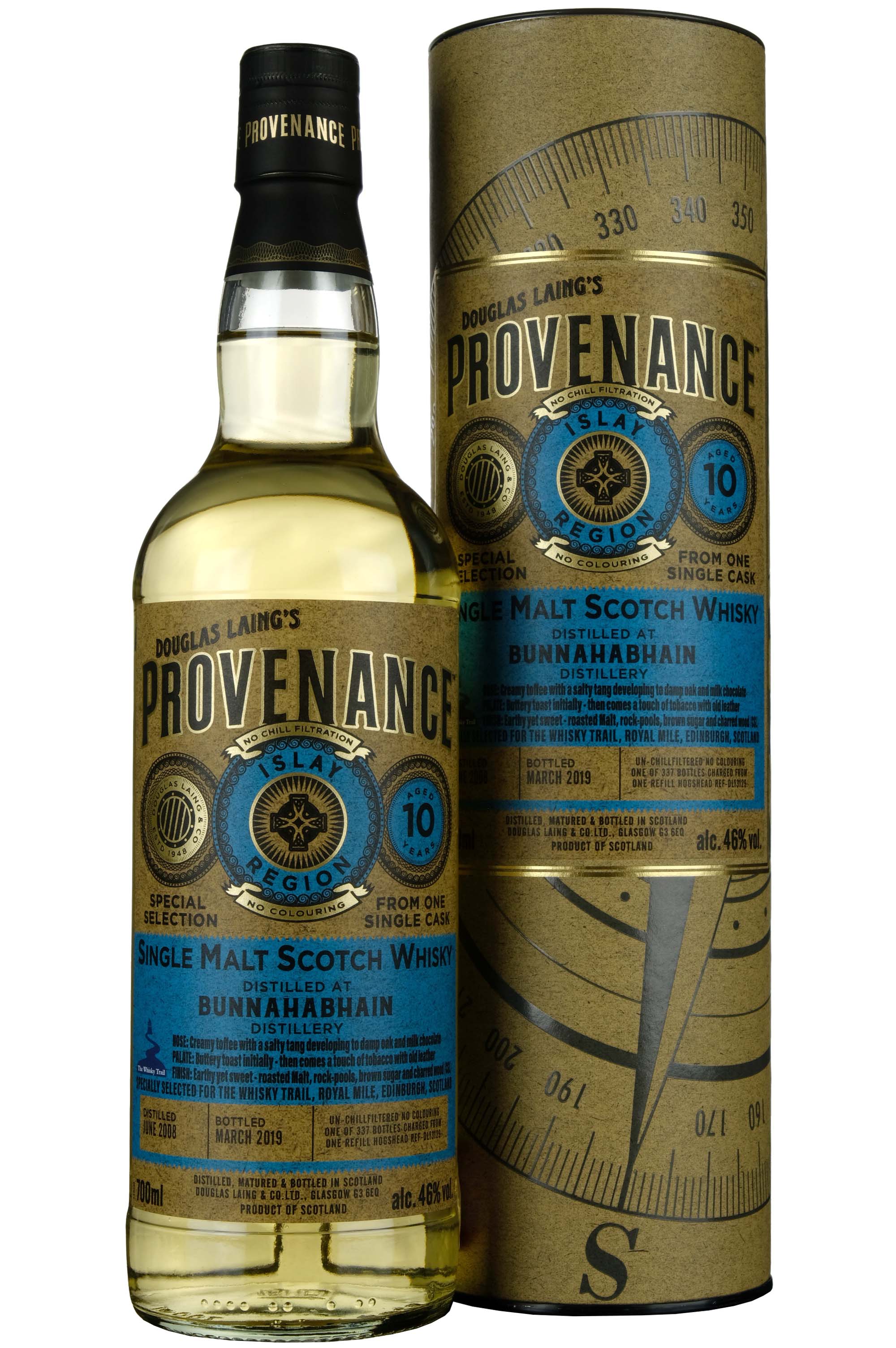 Bunnahabhain 2008-2019 | 10 Year Old Douglas Laing Provenance Single Cask DL13129