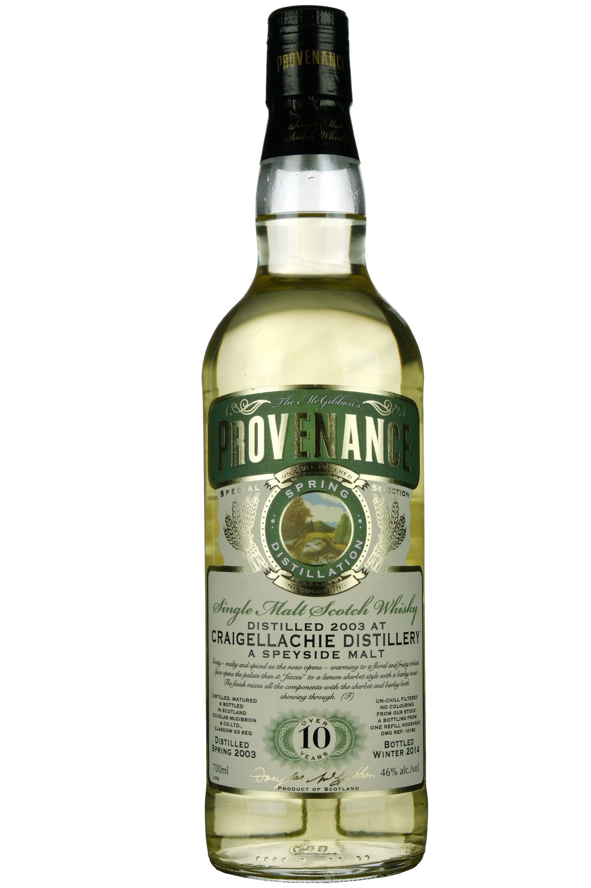 Craigellachie 2003-2014 | 10 Year Old Douglas Laing Provenance Single Cask 10180