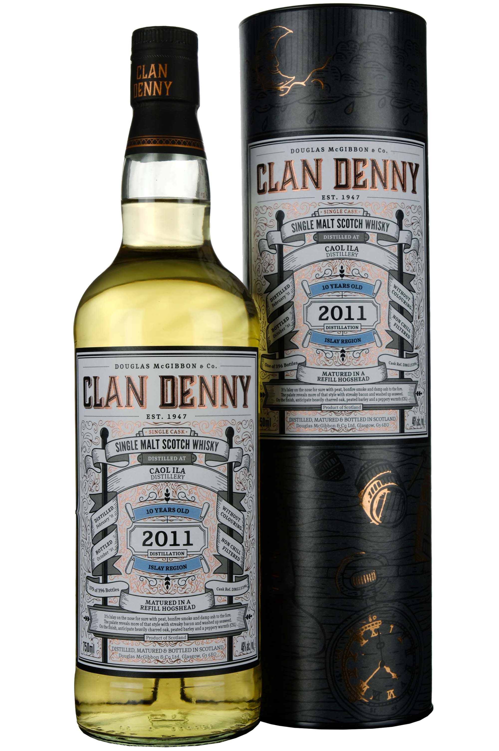 Caol Ila 2011-2021 | 10 Year Old Douglas Laing Clan Denny Single Cask DMG15396
