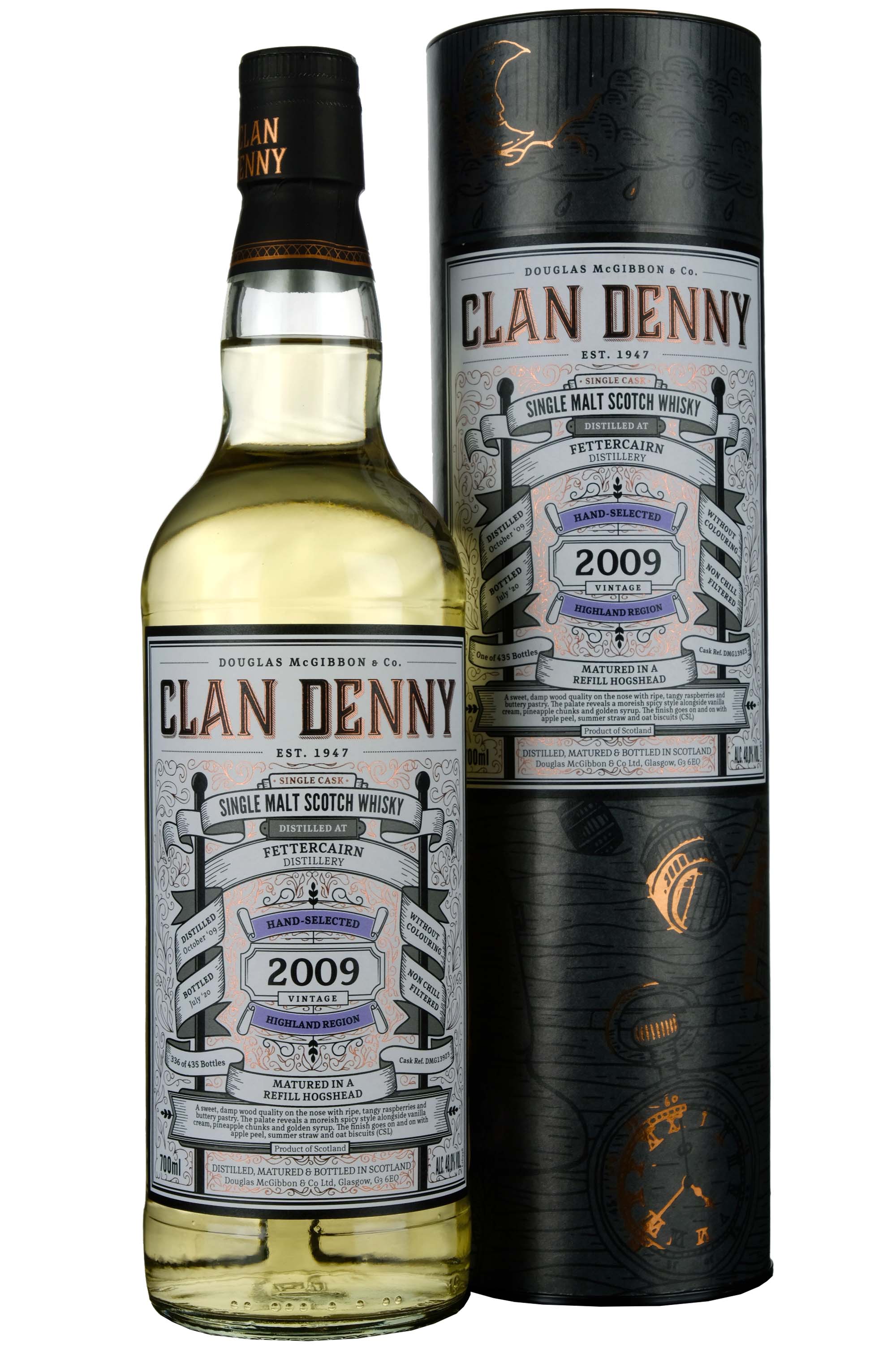 Fettercairn 2009-2020 | 10 Year Old Douglas Laing Clan Denny Single Cask DMG13923