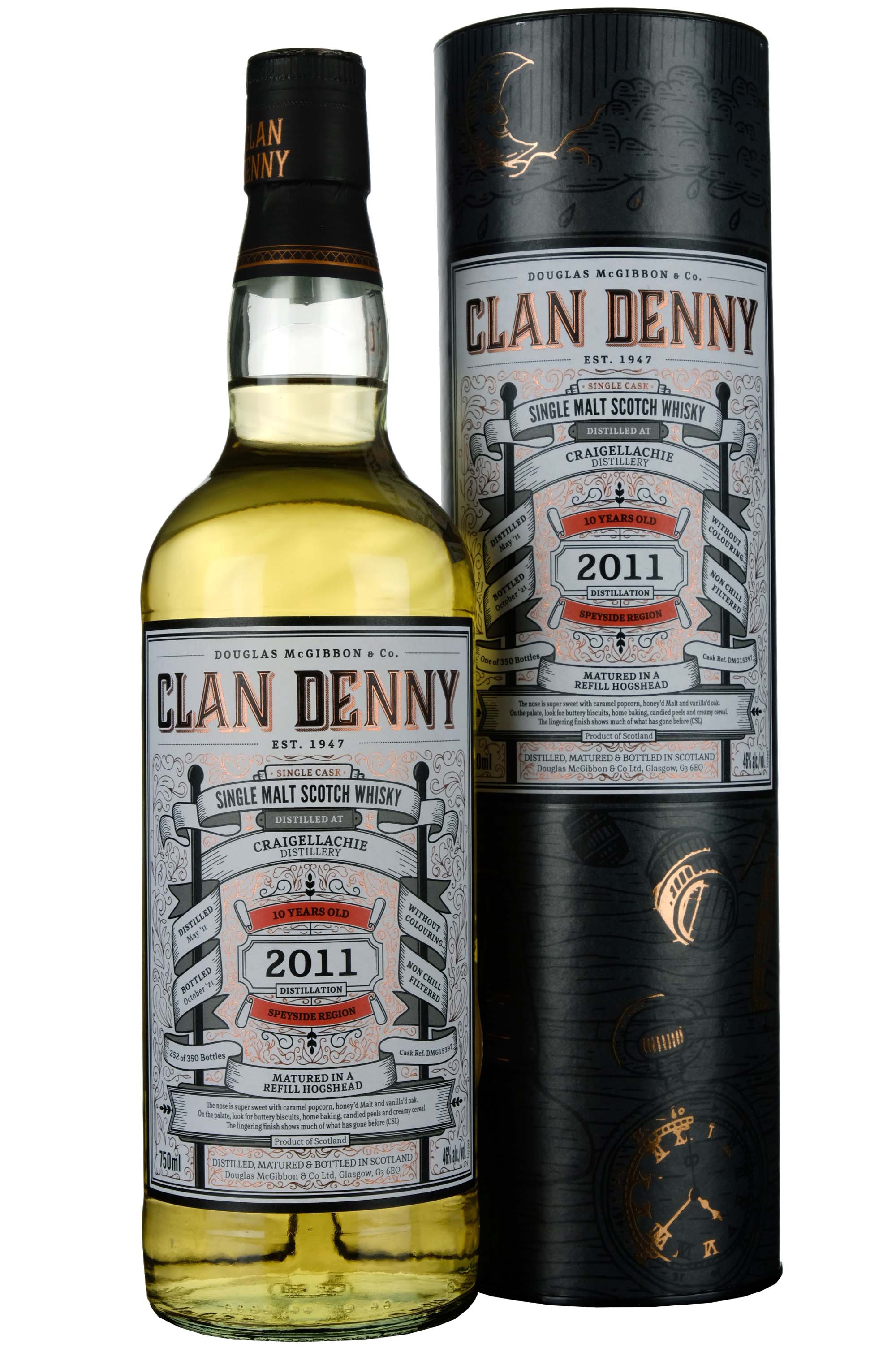 Craigellachie 2011-2021 | 10 Year Old Douglas Laing Clan Denny Single Cask DMG15397
