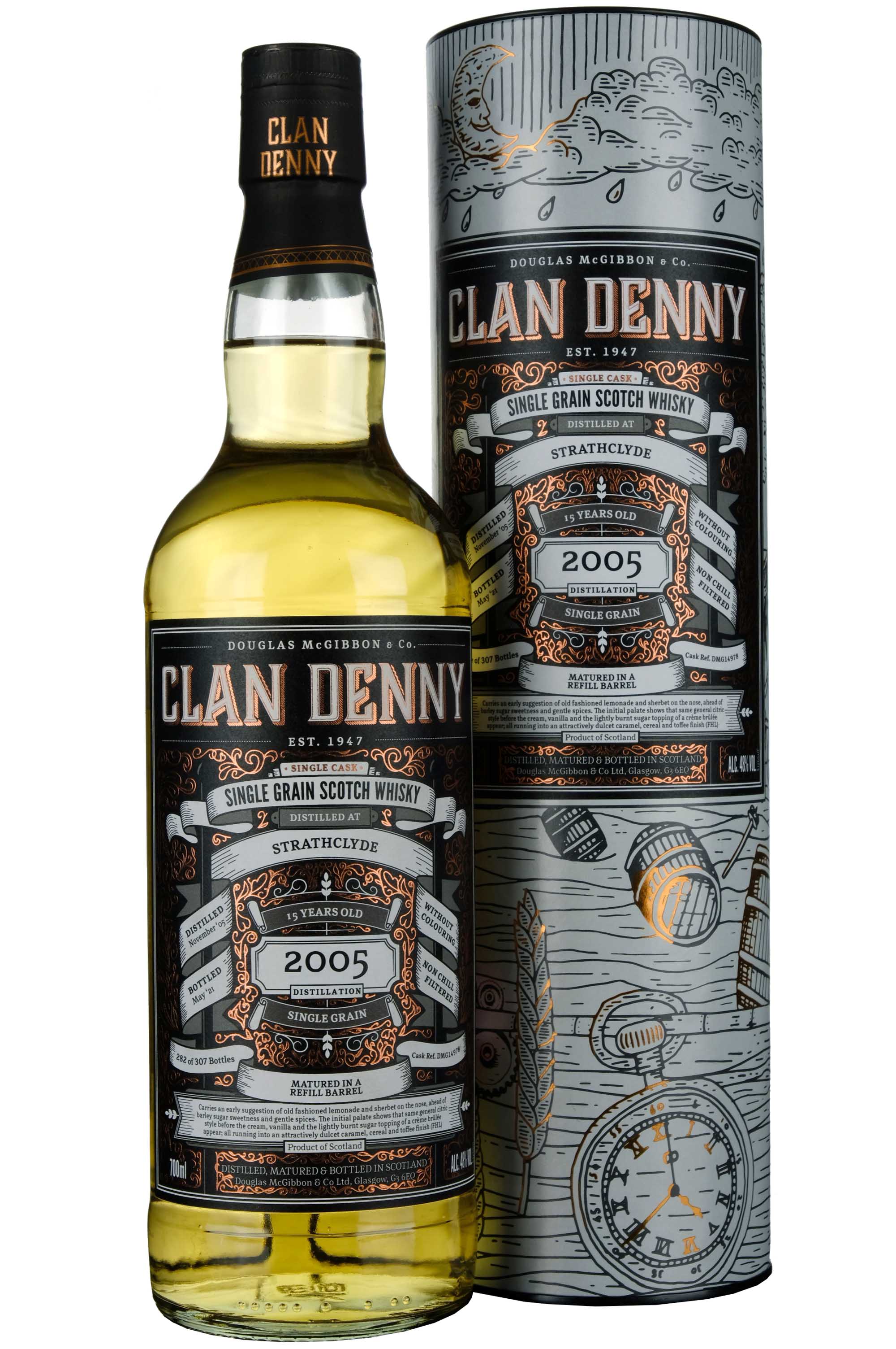 Strathclyde 2005-2021 | 15 Year Old Douglas Laing Clan Denny Single Cask DMG14978