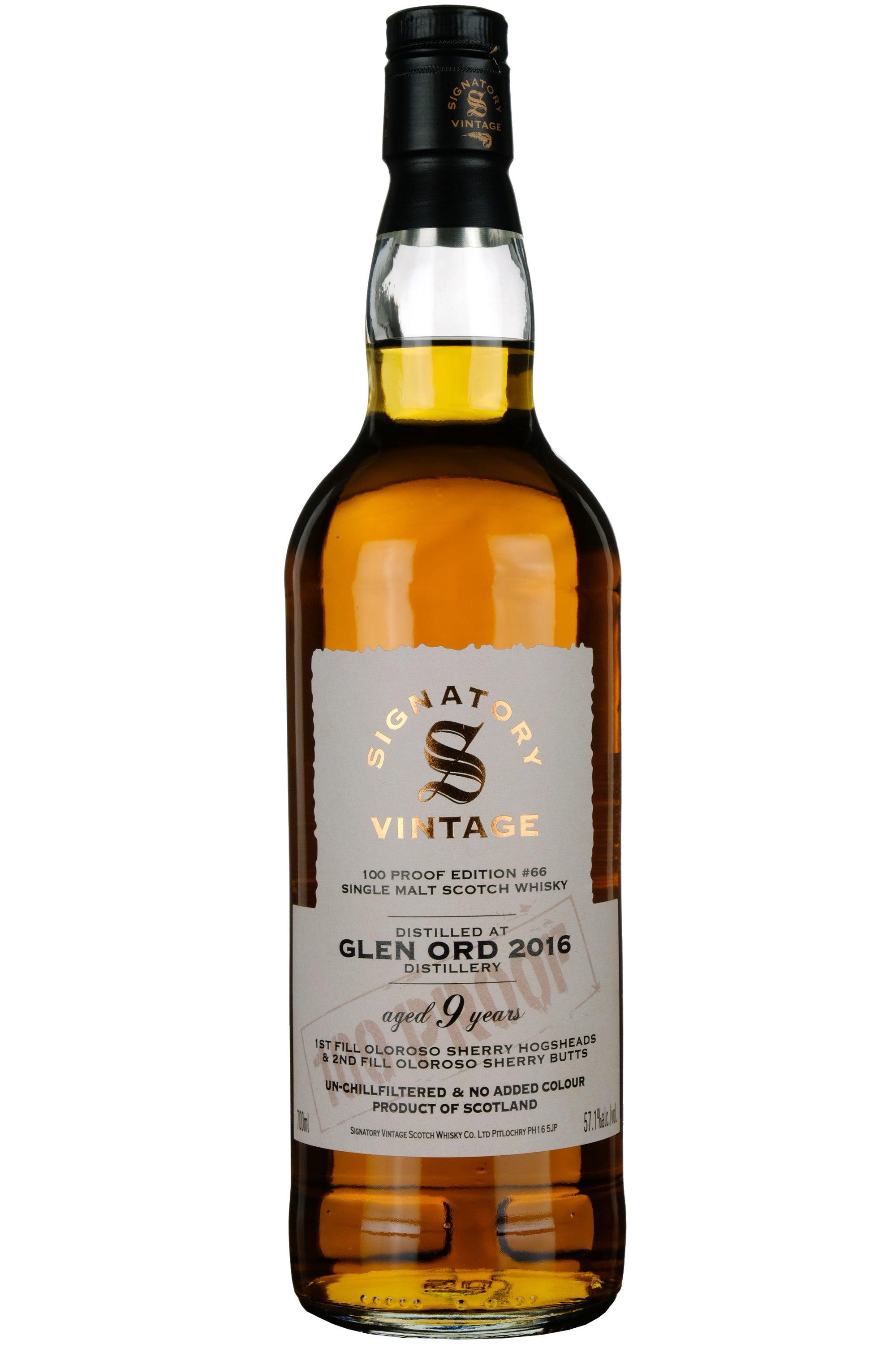 Glen Ord 2016-2025 | 9 Year Old Signatory Vintage 100 Proof Edition 66